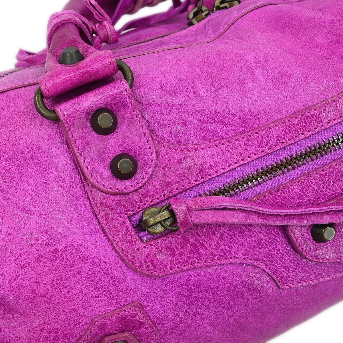 Balenciaga Balenciaga Twiggy Classic Studs Bag Leather Size ONE SIZE - 9 Thumbnail