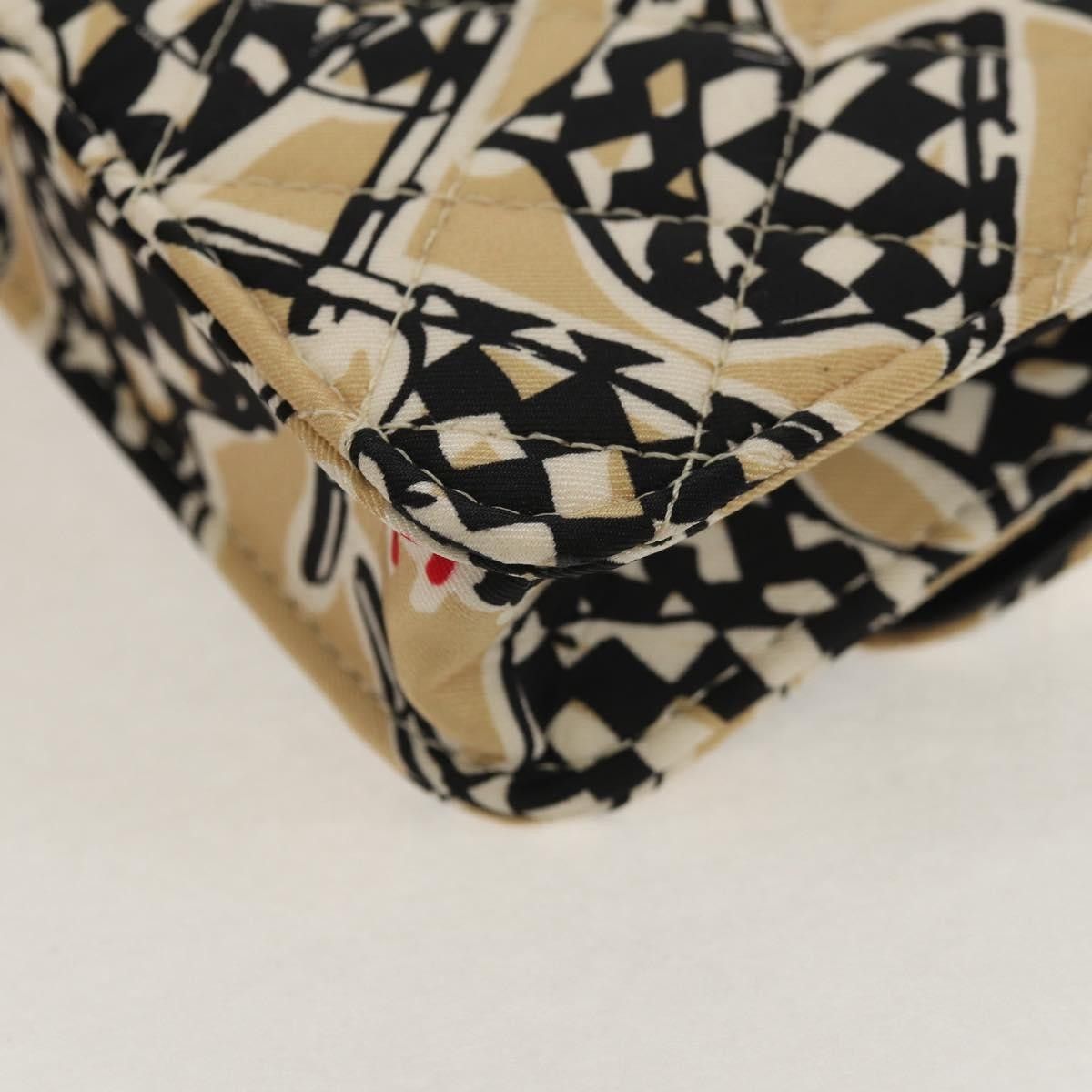 Chanel Chanel Flap Card Holder on Chain Quilted Printed Canvas Size ONE SIZE - 12 Thumbnail