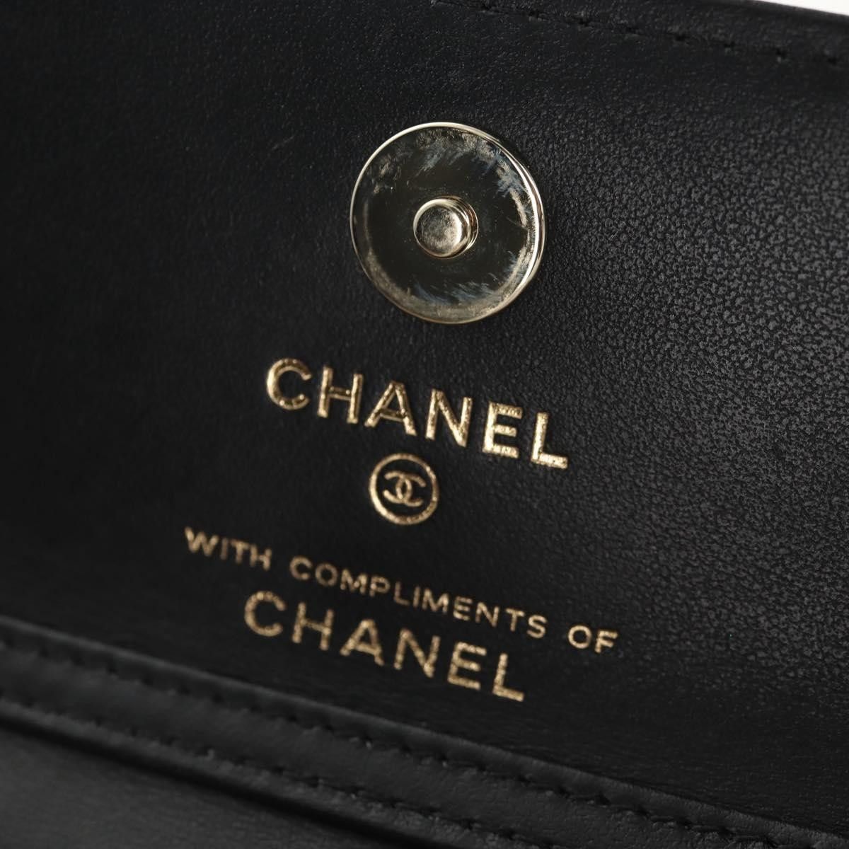 Chanel Chanel Flap Card Holder on Chain Quilted Printed Canvas Size ONE SIZE - 7 Thumbnail
