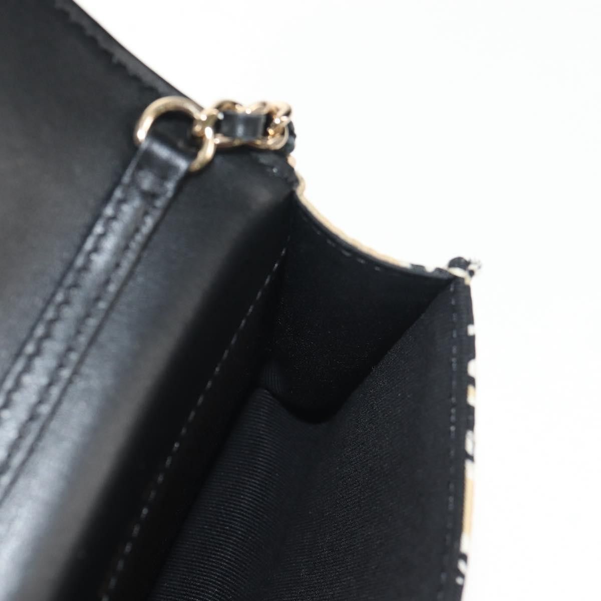 Chanel Chanel Flap Card Holder on Chain Quilted Printed Canvas Size ONE SIZE - 22 Thumbnail