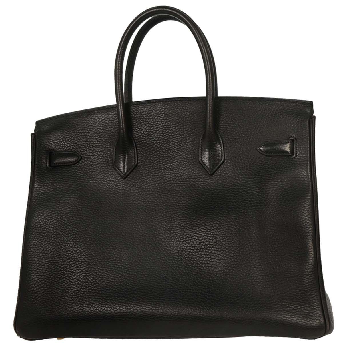 Hermes Hermes Birkin Handbag Black Ardennes with Gold Hardware Size ONE SIZE - 2 Thumbnail