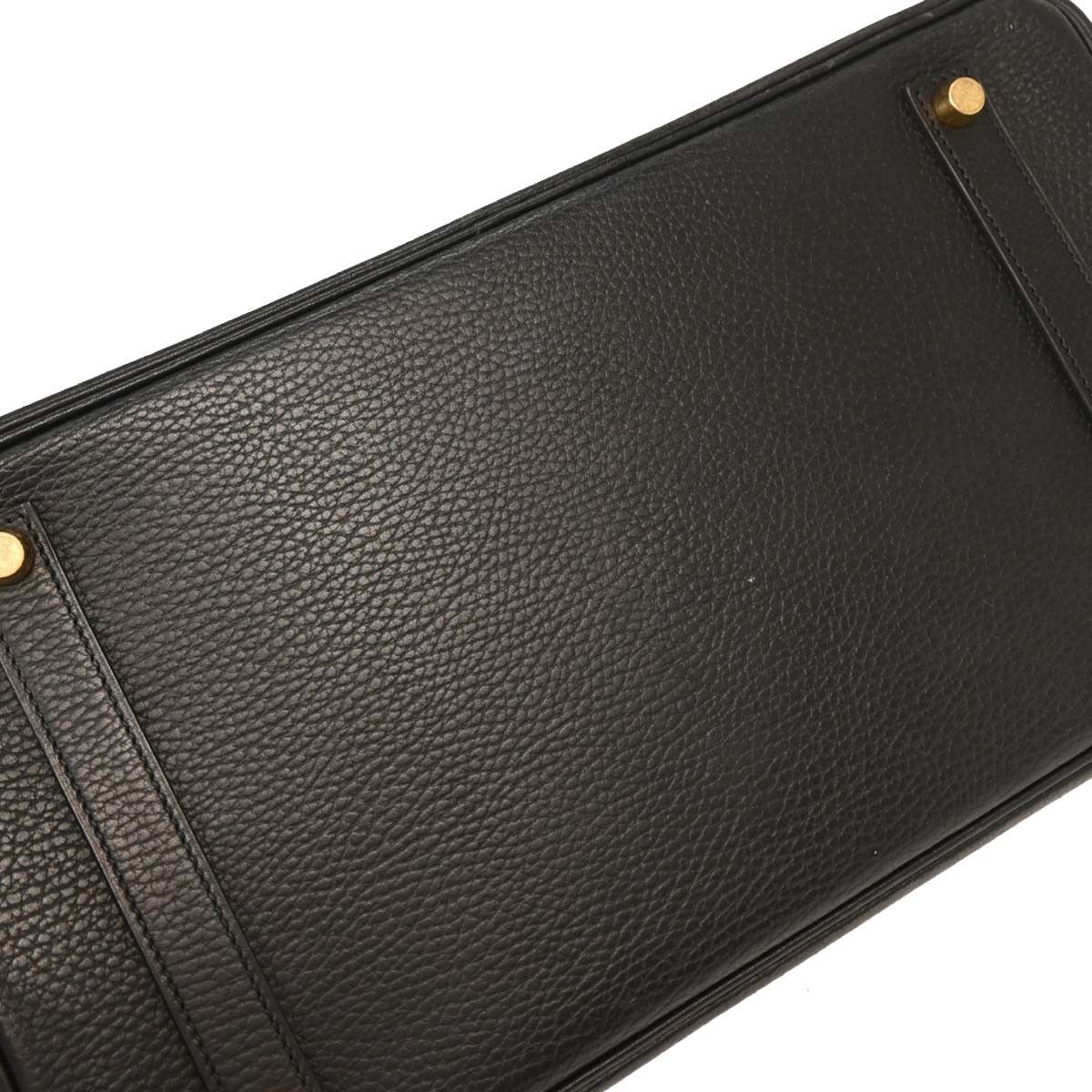 Hermes Hermes Birkin Handbag Black Ardennes with Gold Hardware Size ONE SIZE - 6 Thumbnail