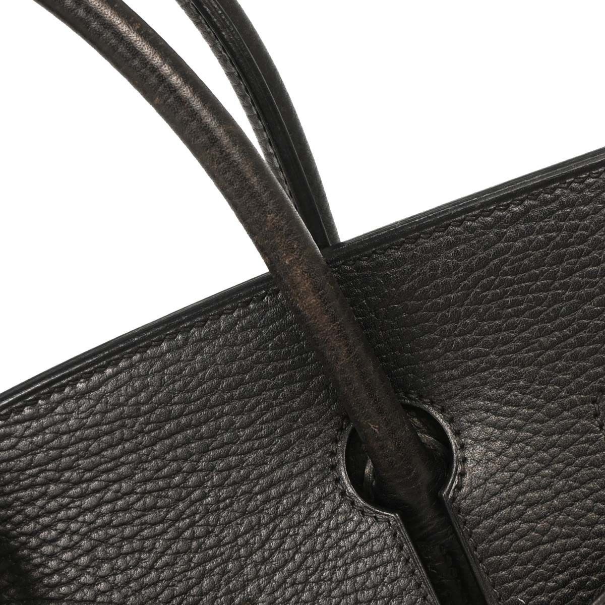 Hermes Hermes Birkin Handbag Black Ardennes with Gold Hardware Size ONE SIZE - 8 Thumbnail