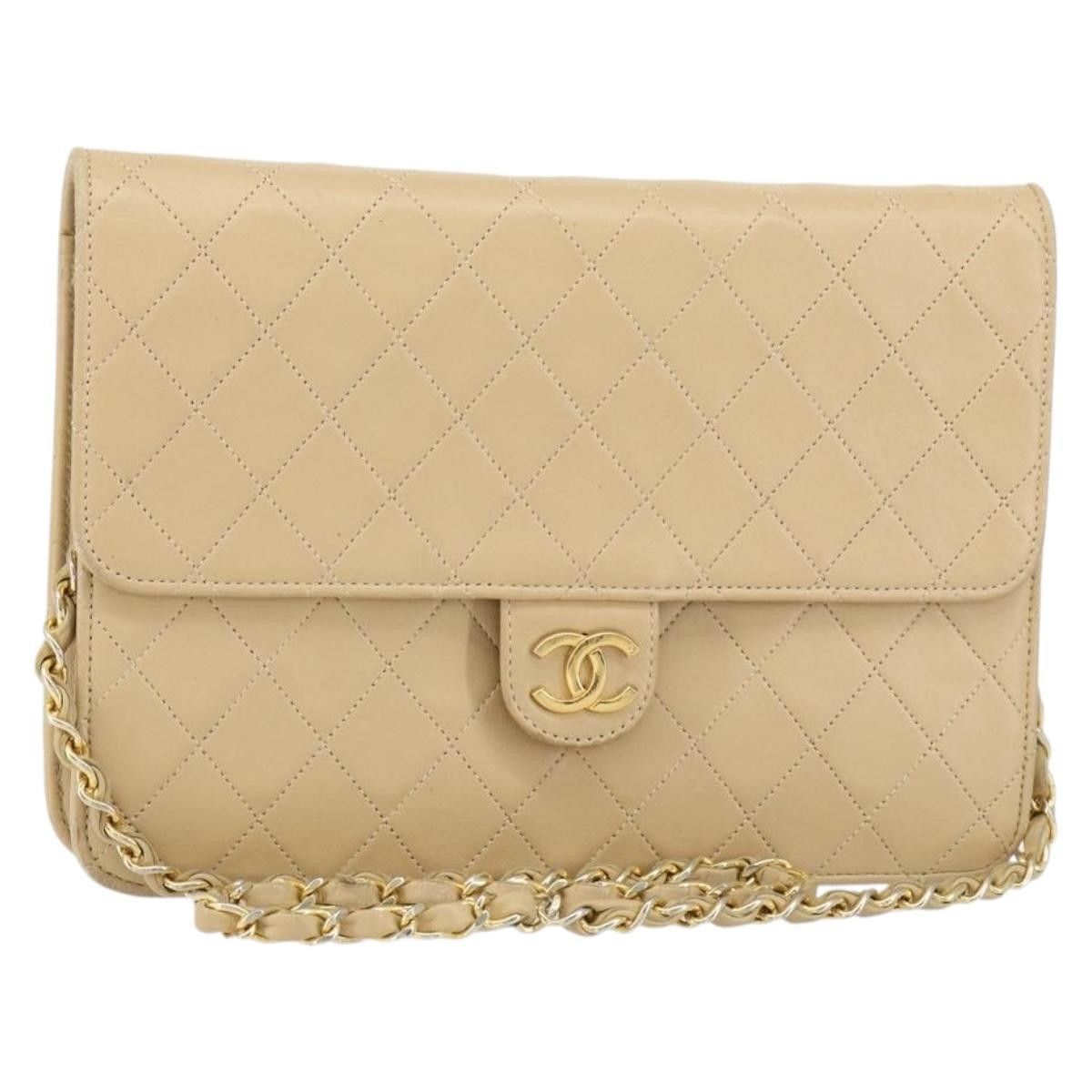Chanel Chanel Vintage Clutch with Chain Quilted Leather Size ONE SIZE - 12 Thumbnail