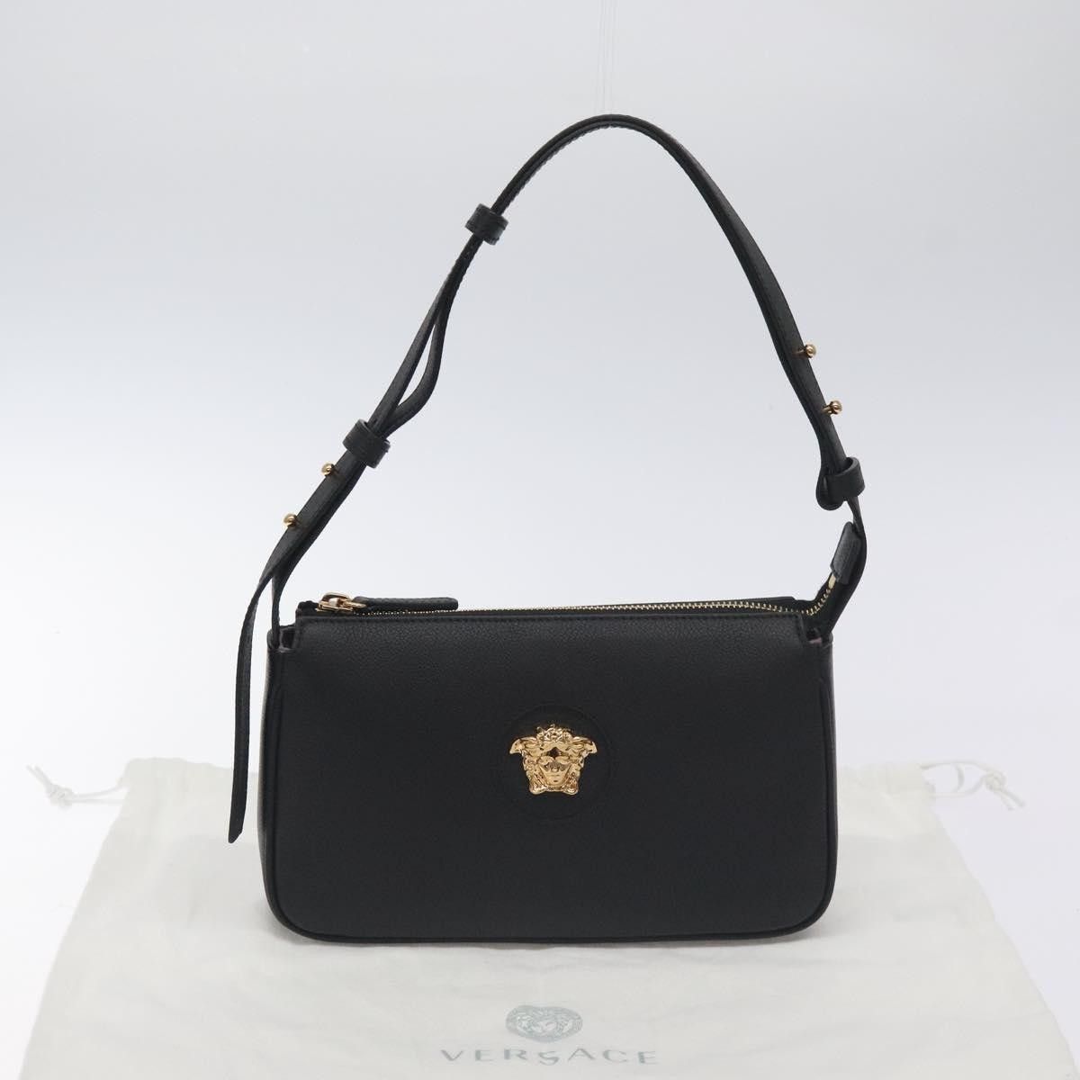 Versace Versace Medusa Shoulder Bag Leather Size ONE SIZE - 14 Thumbnail