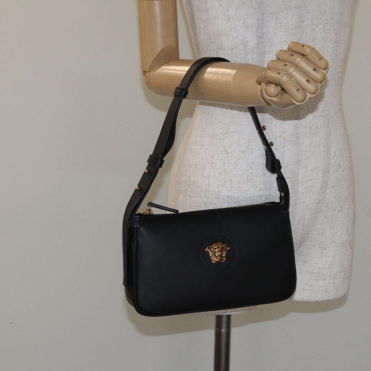 Versace Versace Medusa Shoulder Bag Leather Size ONE SIZE - 15 Thumbnail