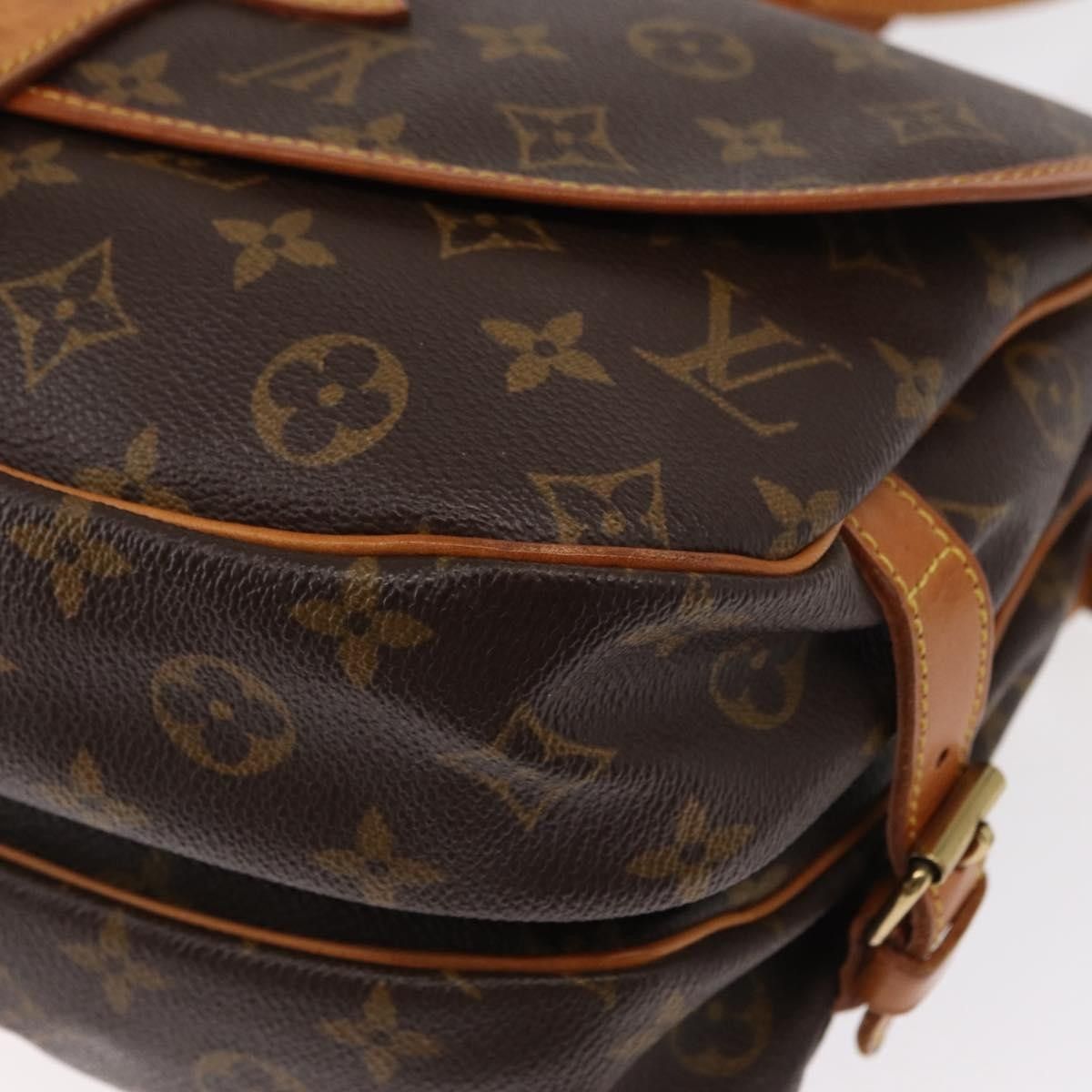 Louis Vuitton Louis Vuitton Saumur Handbag Monogram Canvas Size ONE SIZE - 12 Thumbnail