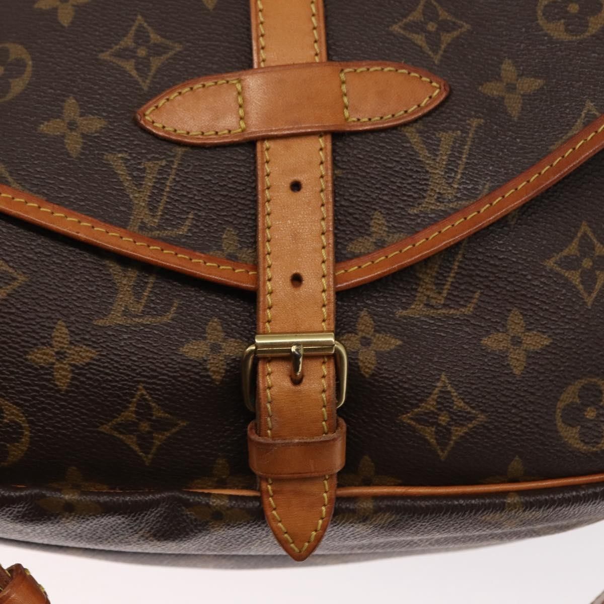 Louis Vuitton Louis Vuitton Saumur Handbag Monogram Canvas Size ONE SIZE - 19 Thumbnail