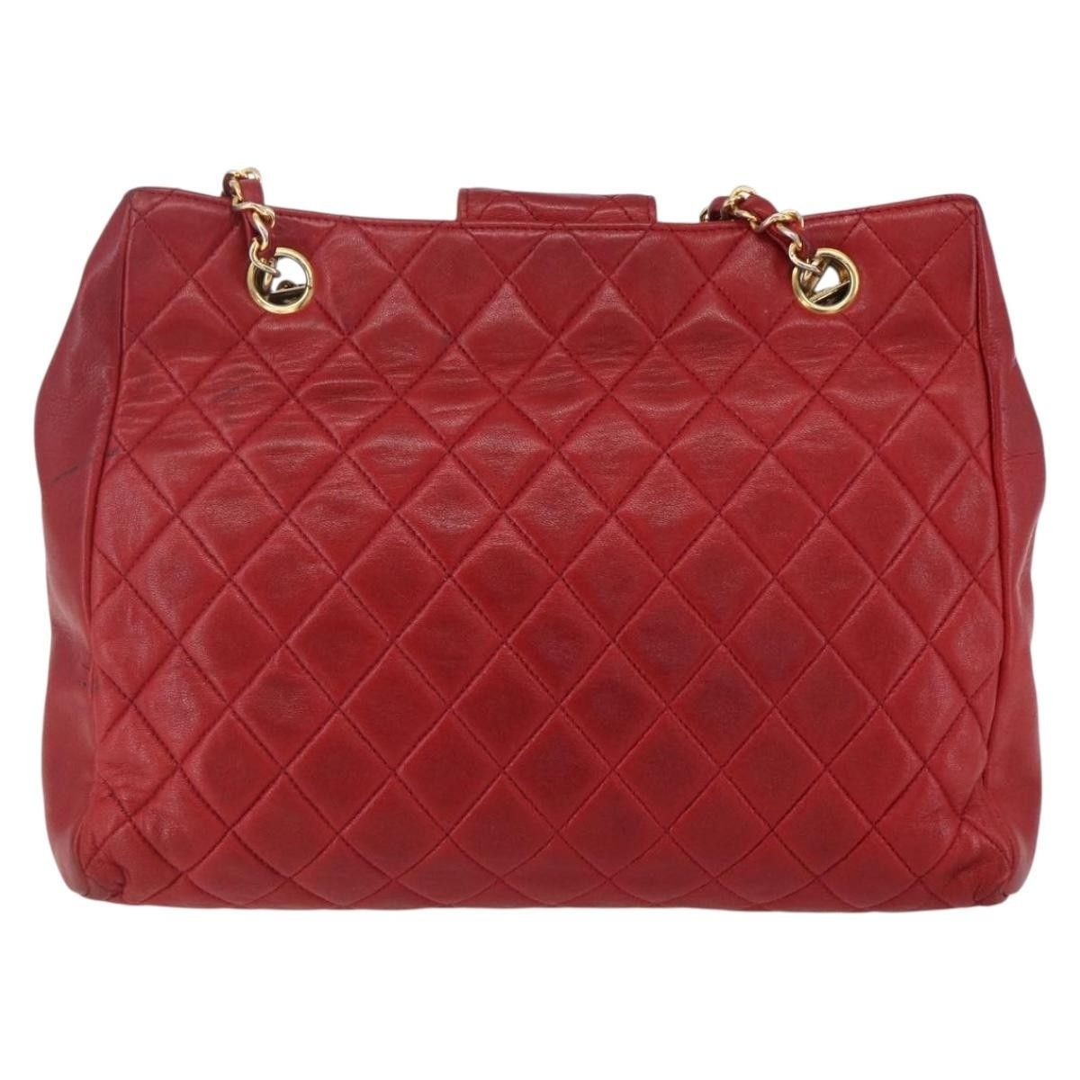 Chanel Chanel Vintage Shopping Tote Quilted Lambskin Size ONE SIZE - 2 Thumbnail