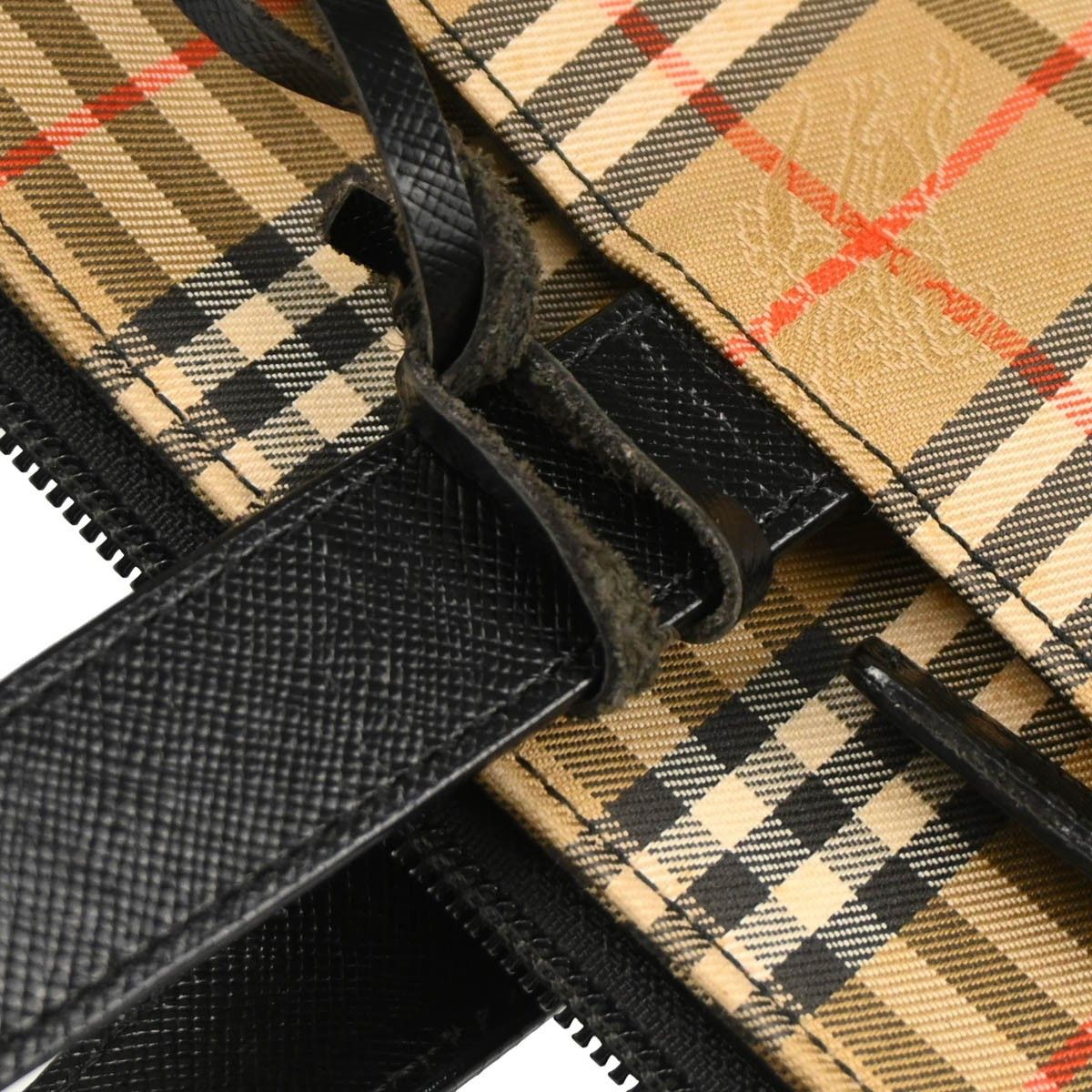 Burberry Burberry Nova Check Tote Nylon and Leather Size ONE SIZE - 6 Thumbnail