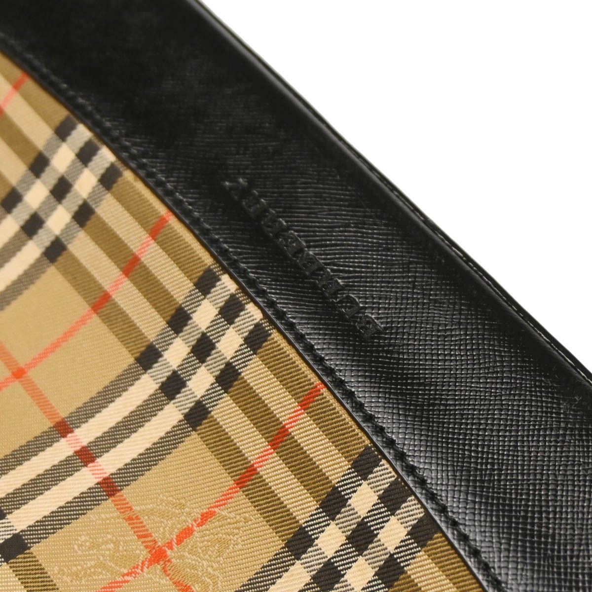 Burberry Burberry Nova Check Tote Nylon and Leather Size ONE SIZE - 4 Thumbnail