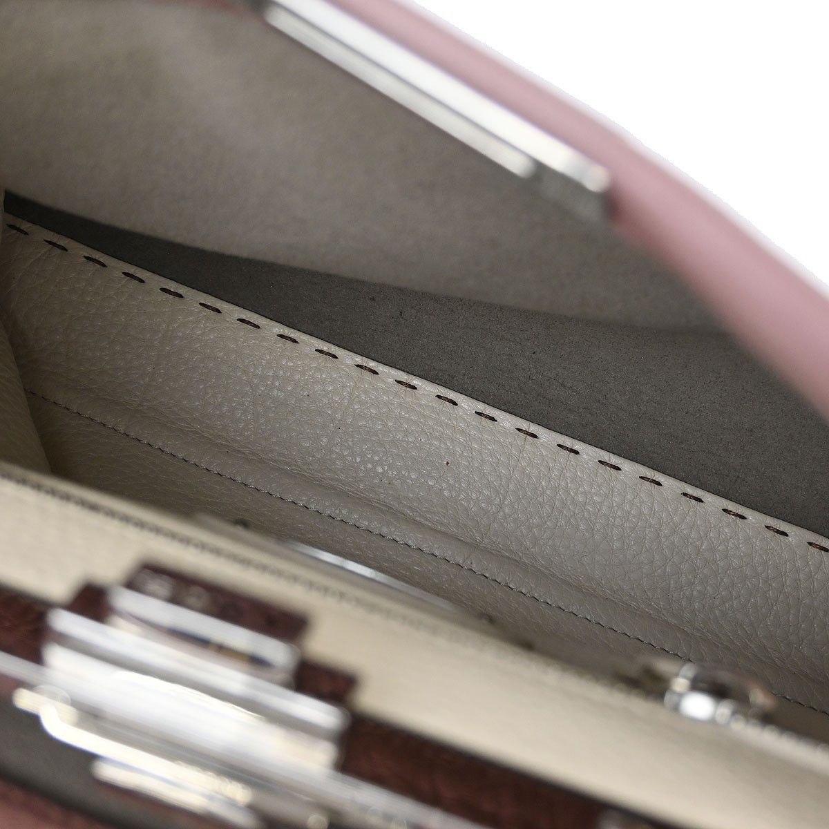 Fendi Fendi Selleria Peekaboo Bag Leather Size ONE SIZE - 10 Thumbnail