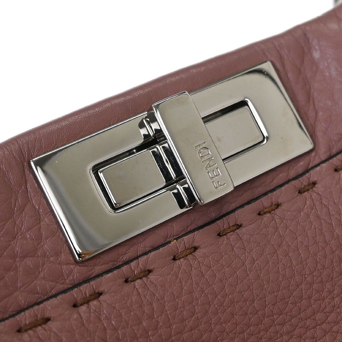 Fendi Fendi Selleria Peekaboo Bag Leather Size ONE SIZE - 8 Thumbnail
