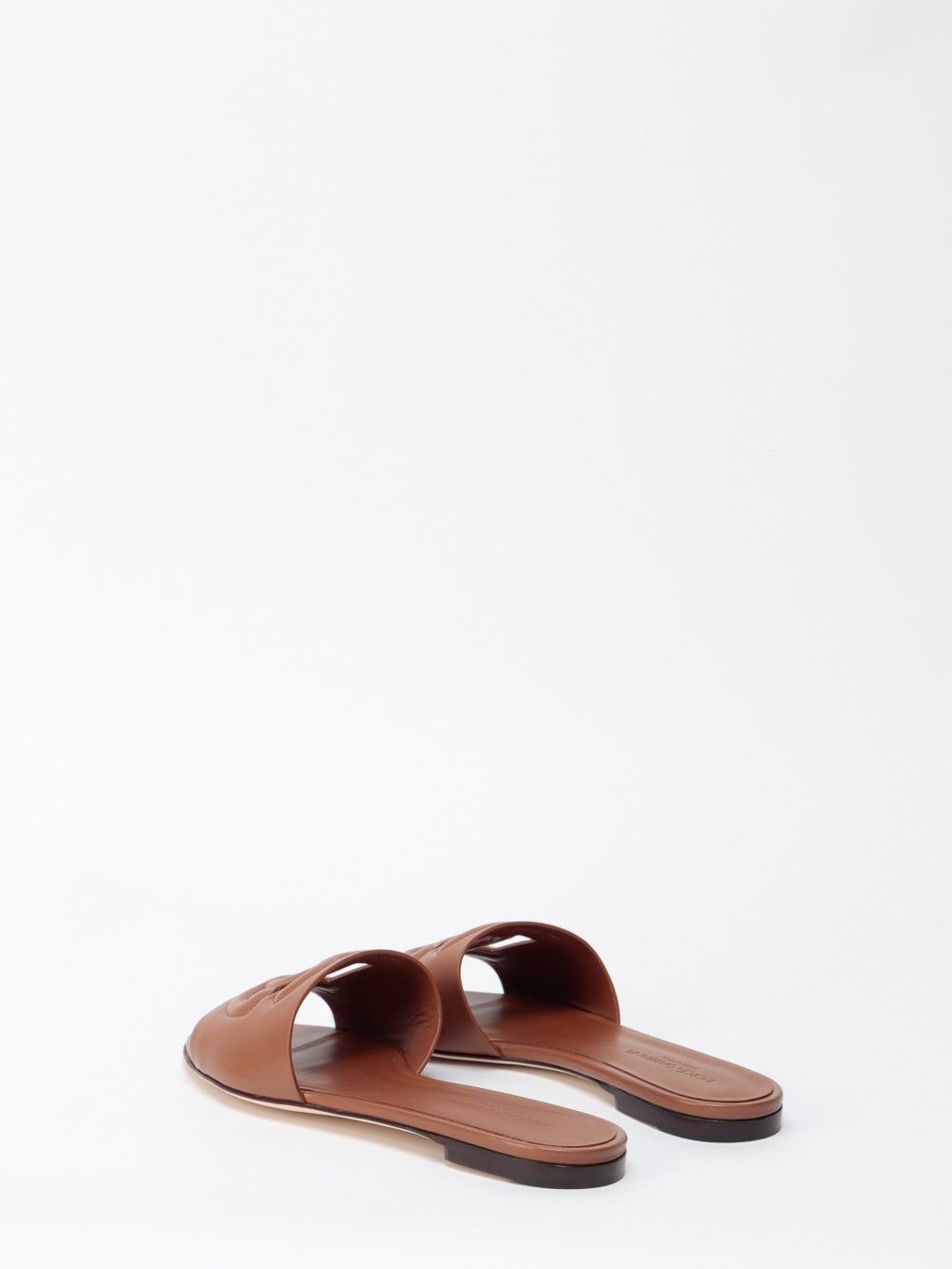 Dolce & Gabbana Calfskin Sliders With `DG` Logo Size US 7 / IT 37 - 3 Thumbnail