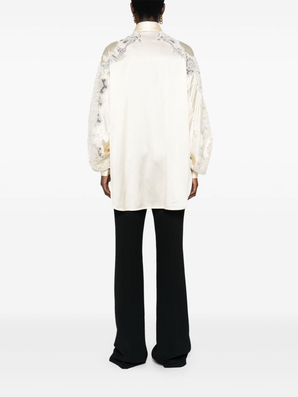Ermanno Scervino Shirt With Embroidery Size M / US 6-8 / IT 42-44 - 3 Thumbnail