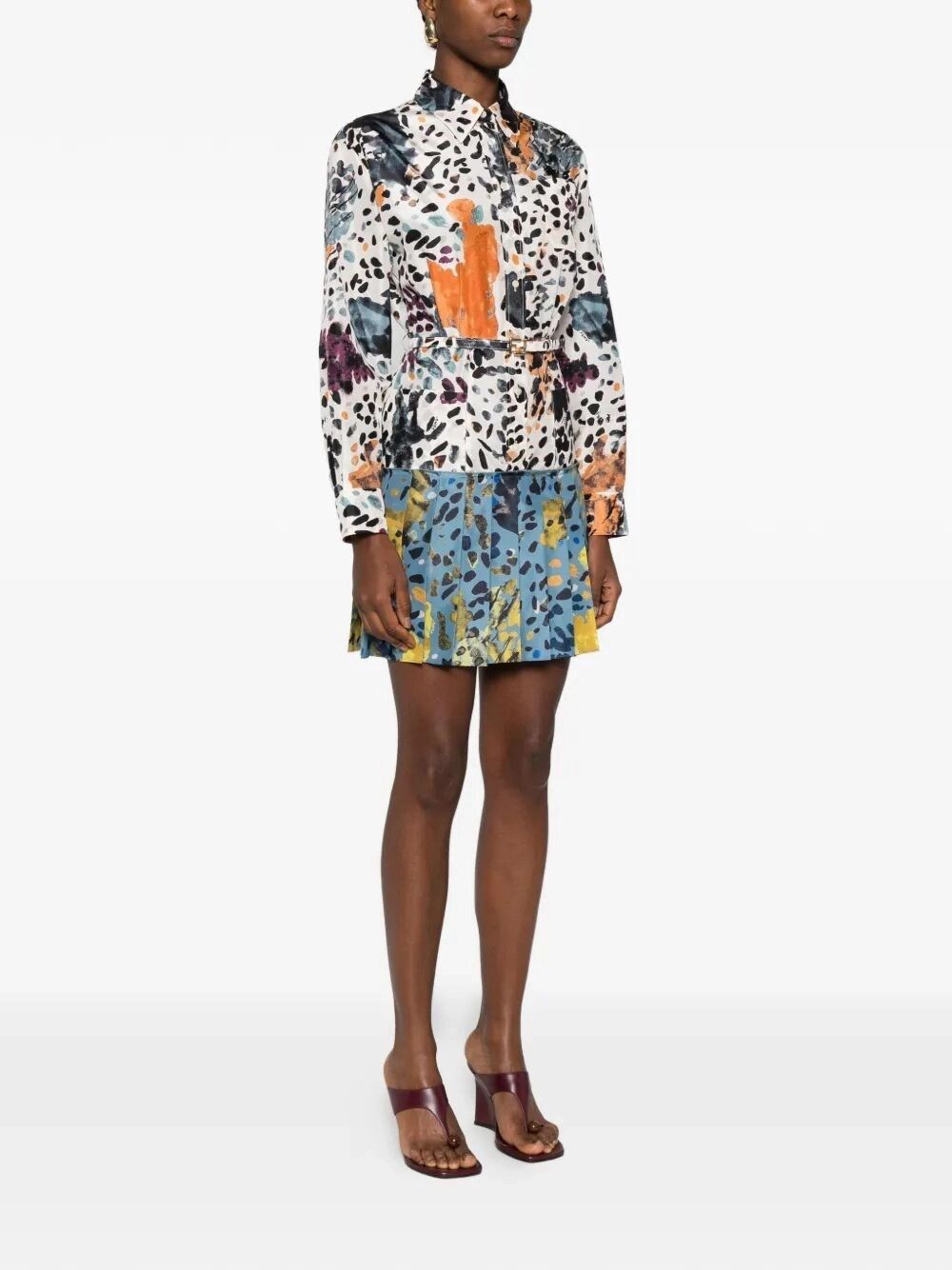 Fendi `Falena` Print Dress Size M / US 6-8 / IT 42-44 - 5 Thumbnail