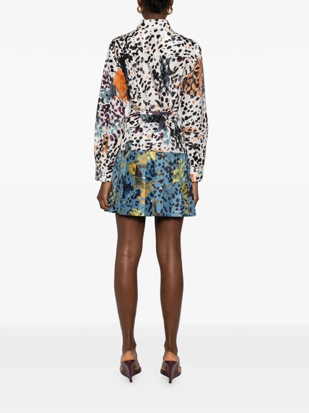 Fendi `Falena` Print Dress Size M / US 6-8 / IT 42-44 - 4 Thumbnail
