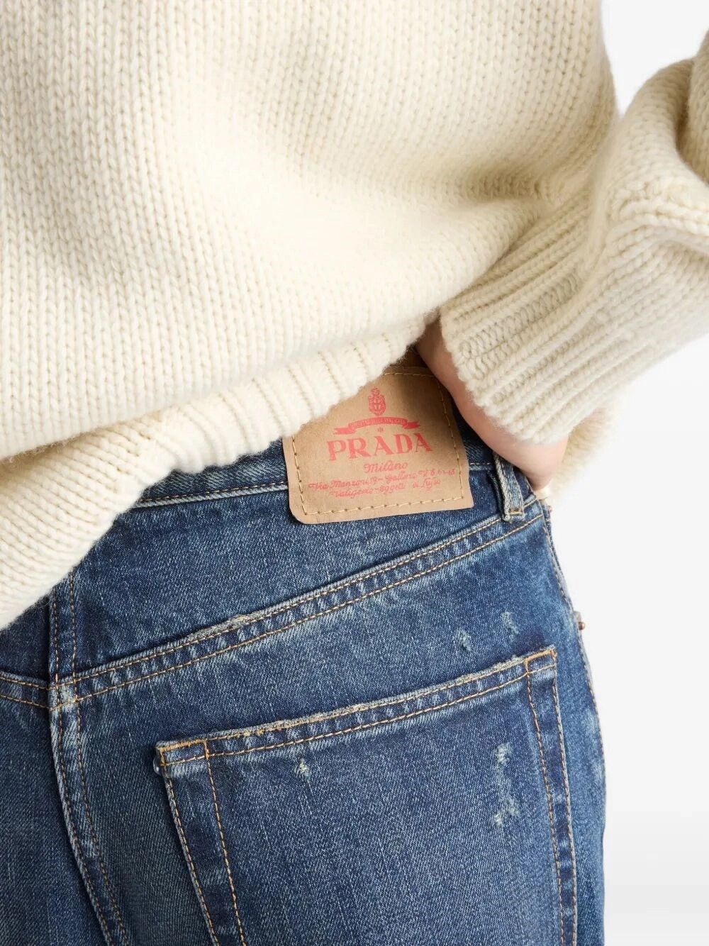 Prada Denim Jeans Size 25" / US 0 / IT 36 - 4 Thumbnail