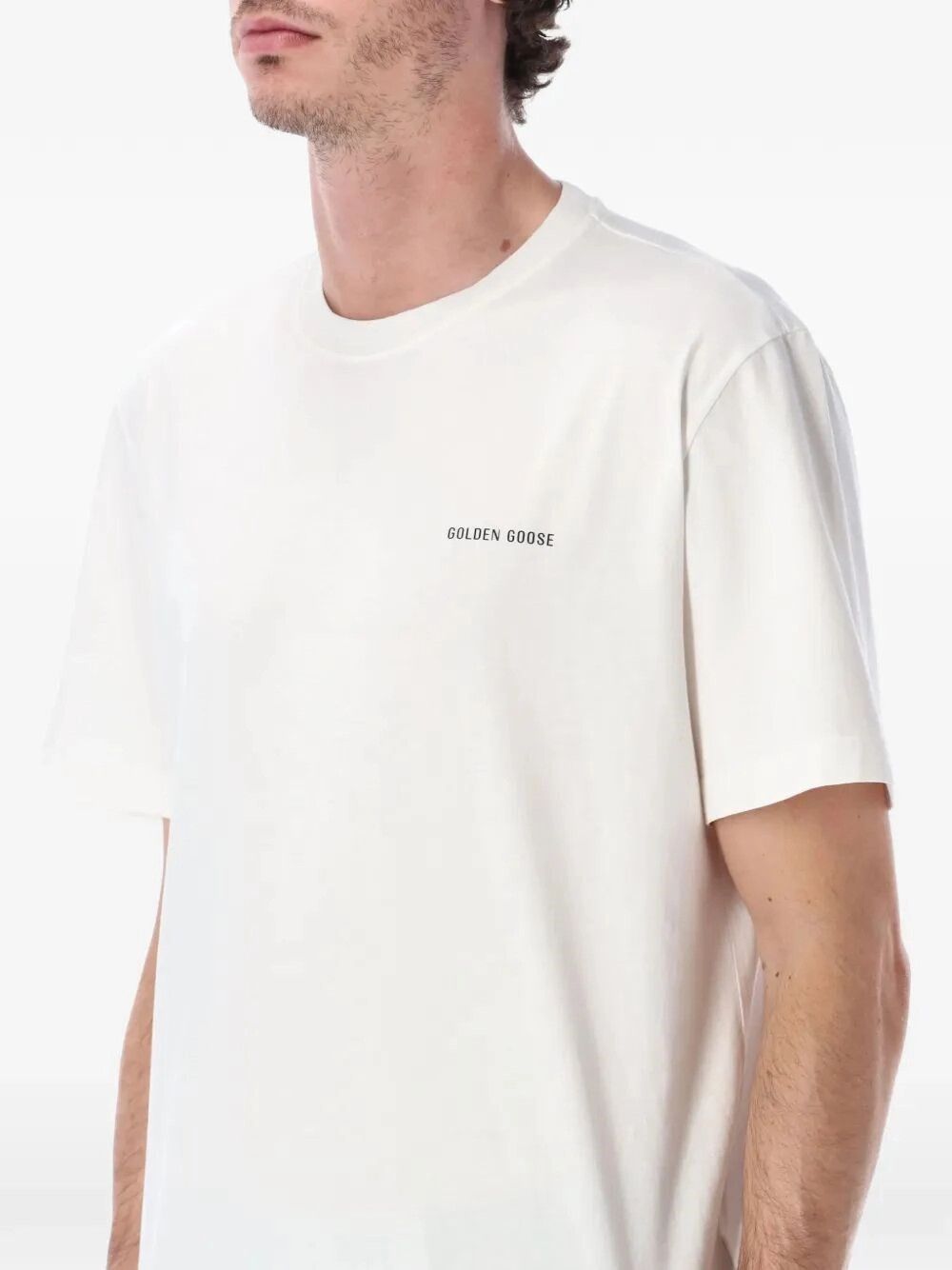 Golden Goose `Journey` T-Shirt With Contrast Logo Print Size US S / EU 44-46 / 1 - 3 Thumbnail