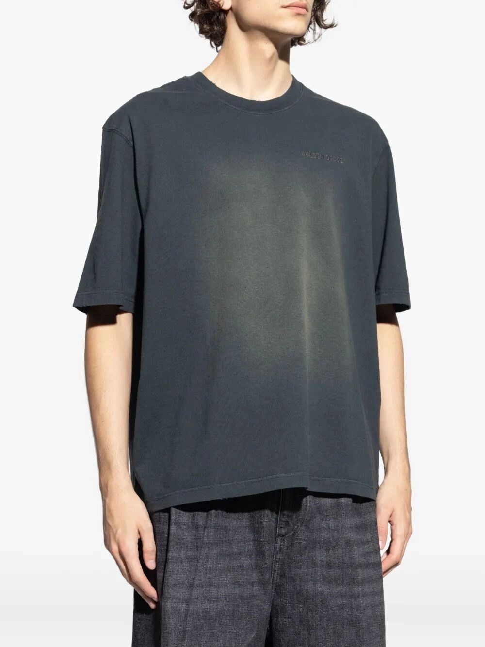 Golden Goose `Journey` T-Shirt With Embroidery Size US M / EU 48-50 / 2 - 5 Thumbnail
