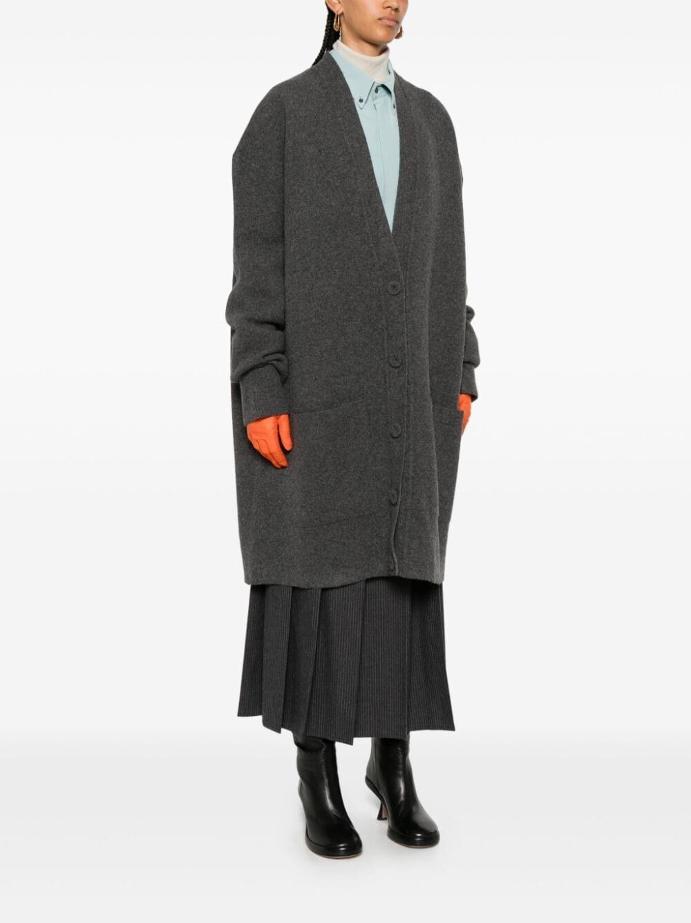 Jil Sander Oversized Cardigan Size M / US 6-8 / IT 42-44 - 2 Thumbnail