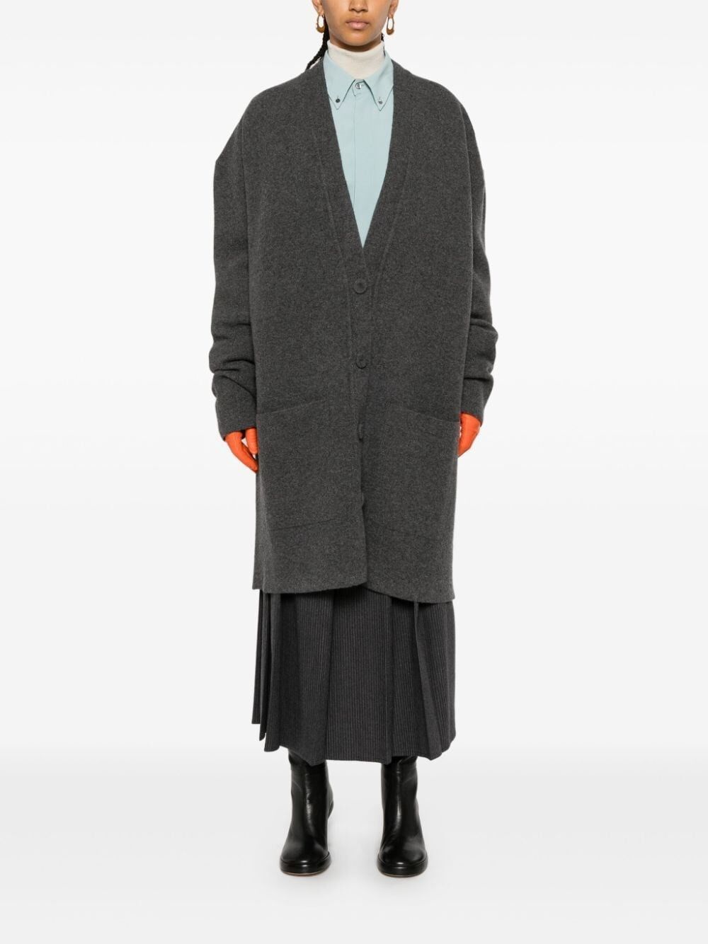 Jil Sander Oversized Cardigan Size M / US 6-8 / IT 42-44 - 3 Thumbnail