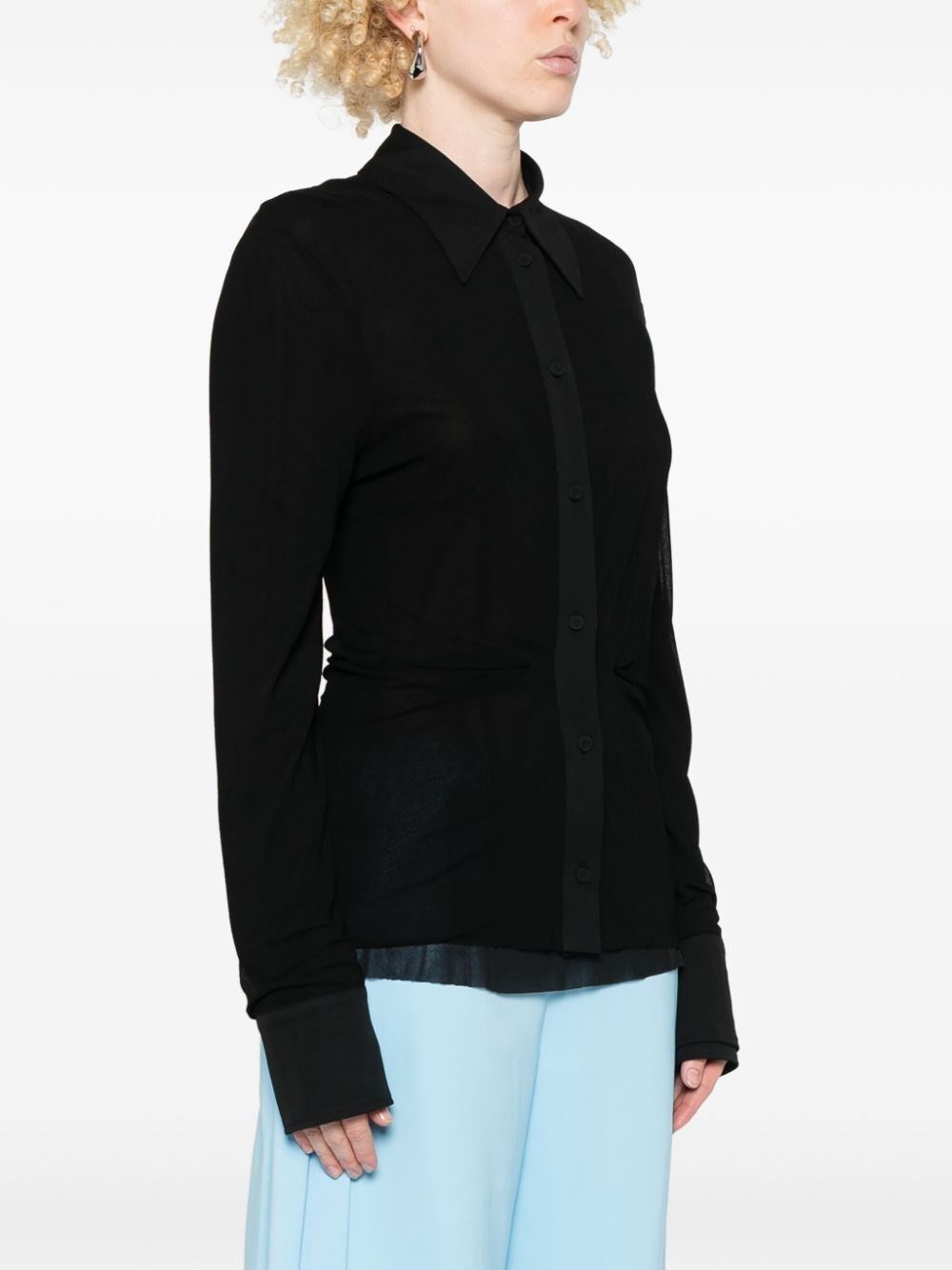Jil Sander Double Layer Shirt Size M / US 6-8 / IT 42-44 - 5 Thumbnail