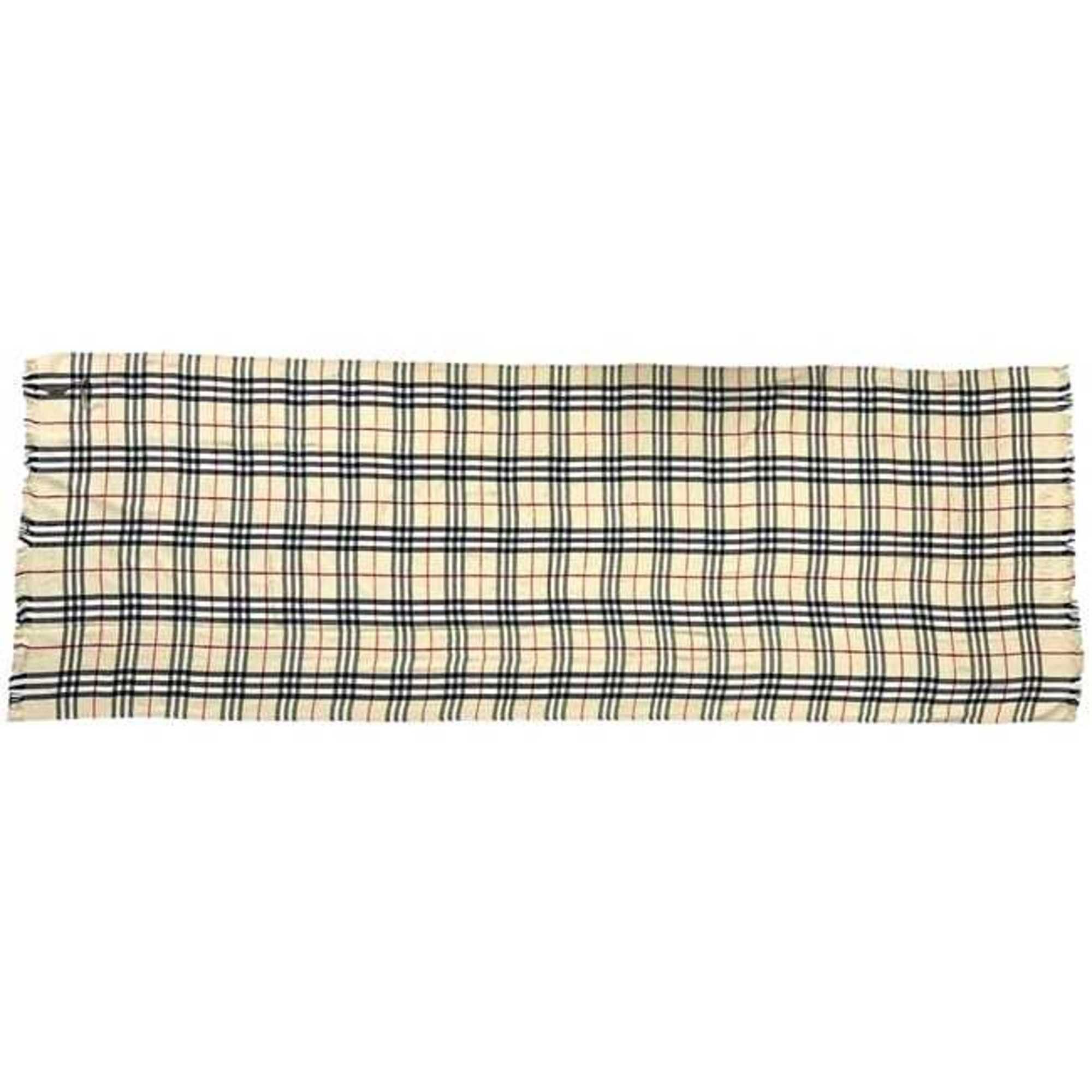 Burberry Burberry stole ec-24546 beige check pattern Nova 300108 19000216 L13181S 102 unused wool BURBERRY scarf lap blanket women's men's Size ONE SIZE - 3 Thumbnail