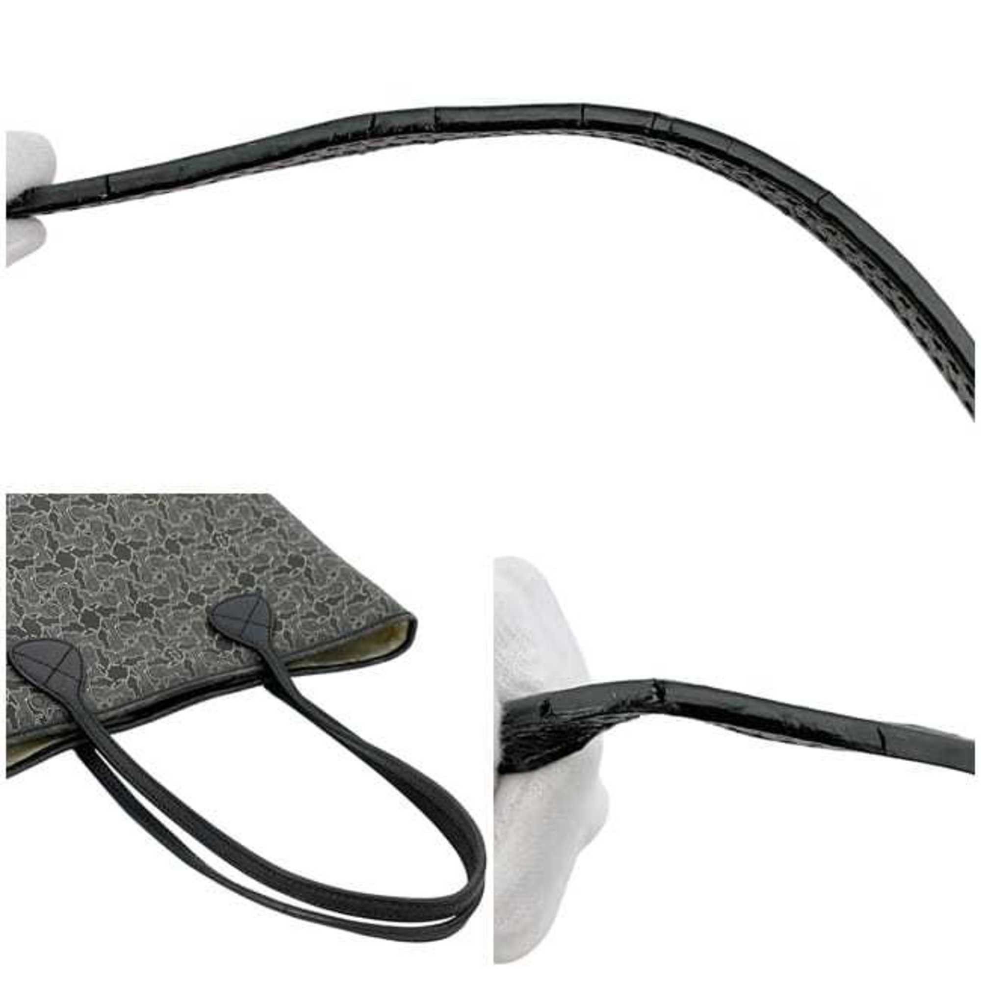 Celine Celine Sulky Tote Bag ec-24522 Gray Black PVC Leather SC-ST-0098 CELINE Carriage Horse Men's Women's Size ONE SIZE - 7 Thumbnail