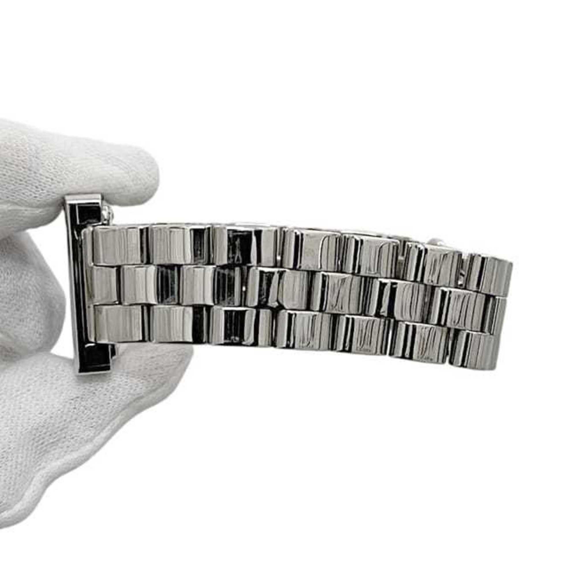 Gucci Gucci G-Square Watch f-24540 Black/Silver 3600J Stainless Steel Quartz Movement 0013*** GUCCI Square Battery-Operated Black Dial Two-Hand Analog Men's Women's Boys' Sizes Metal Bracelet Size ONE SIZE - 6 Thumbnail