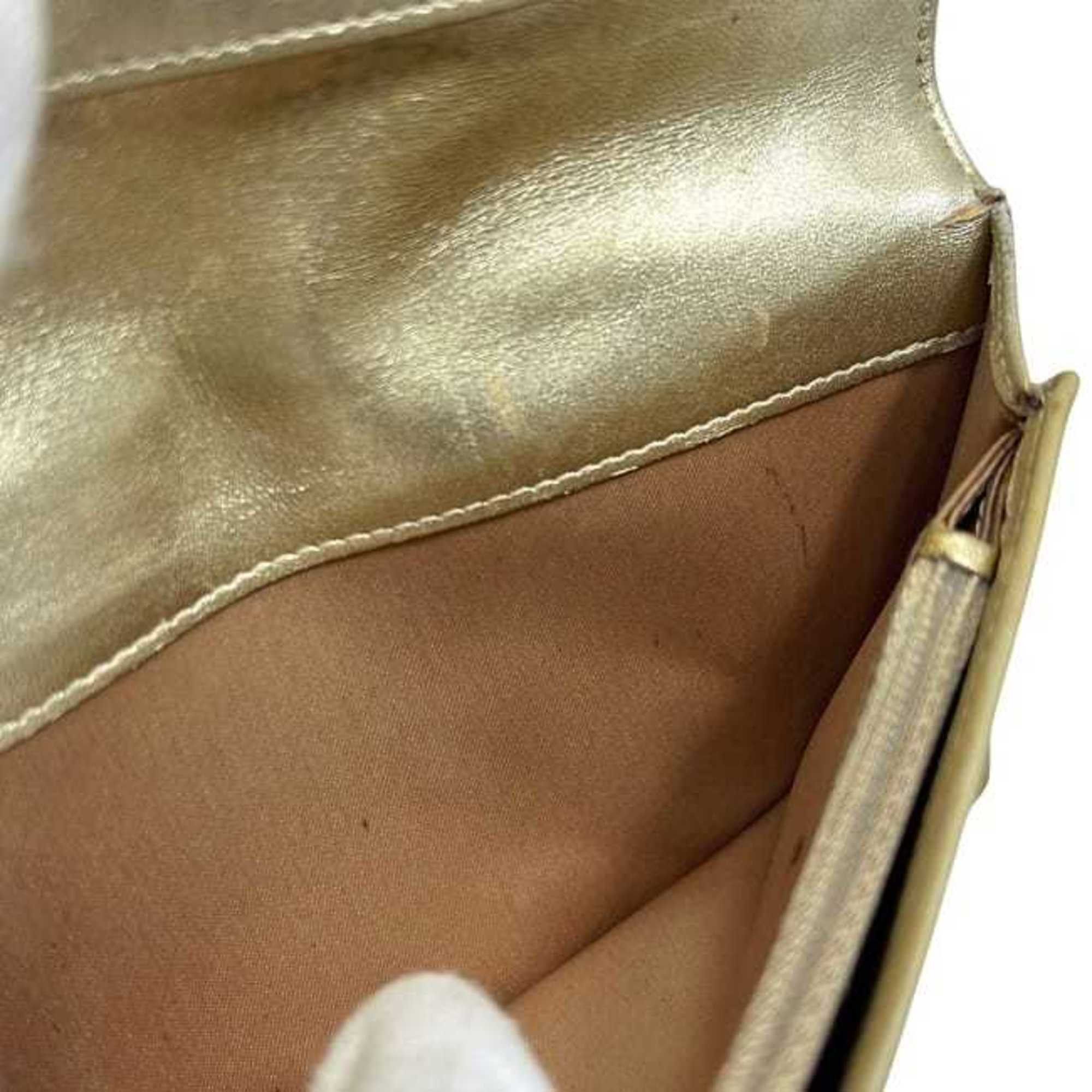 Chanel Chanel Bifold Long Wallet ec-24537 Gold Icon Symbol Charm A37151 1 Patent Leather 11939509 CHANEL Matelasse No. 5 Line Coco Mark Women's and Men's Size ONE SIZE - 9 Thumbnail