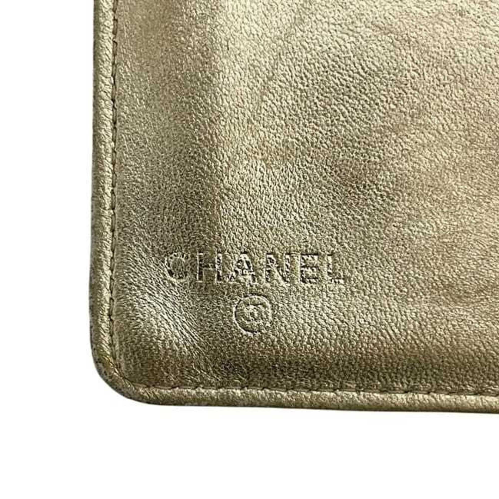 Chanel Chanel Bifold Long Wallet ec-24537 Gold Icon Symbol Charm A37151 1 Patent Leather 11939509 CHANEL Matelasse No. 5 Line Coco Mark Women's and Men's Size ONE SIZE - 6 Thumbnail