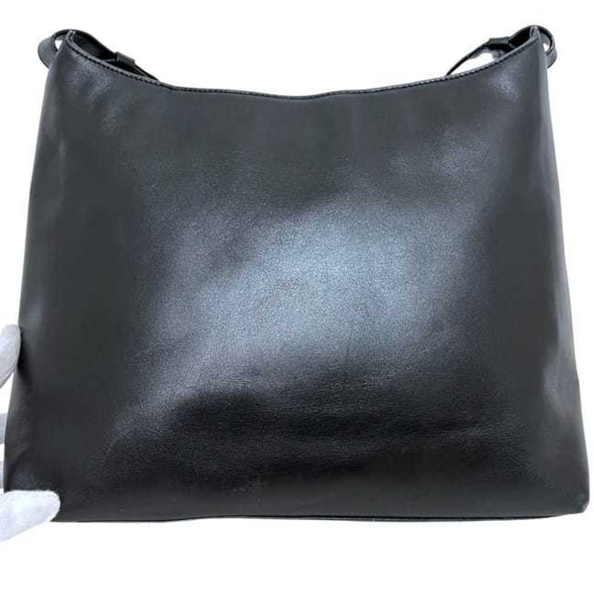 Salvatore Ferragamo Salvatore Ferragamo Shoulder Bag ec-24524 Black Vara AB-21 0274 Leather Women's Size ONE SIZE - 10 Thumbnail
