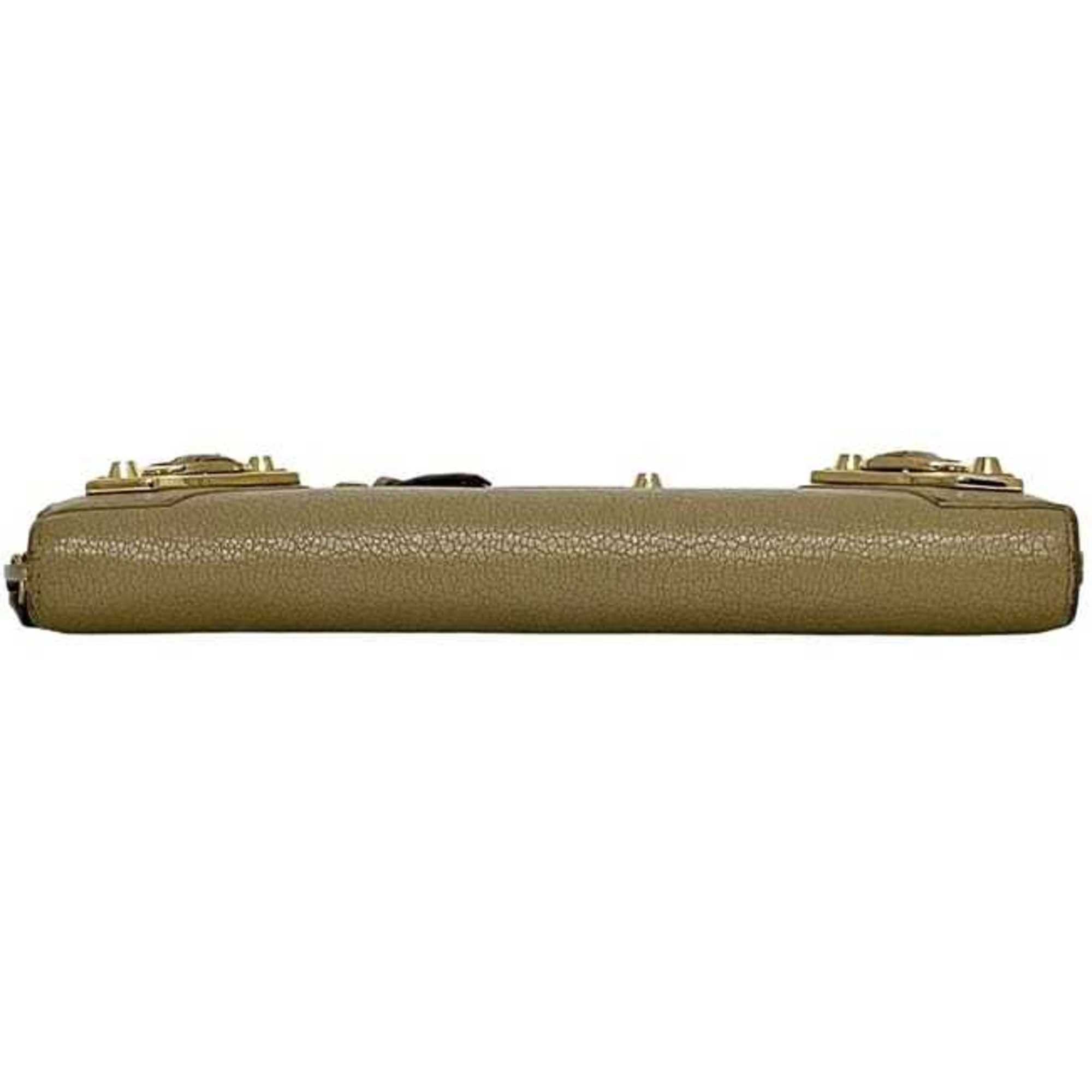 Balenciaga Balenciaga Round Long Wallet f-24475 Beige Classic 390187 AQ40G 9637 Leather A 568148 BALENCIAGA for Men and Women Size ONE SIZE - 4 Thumbnail