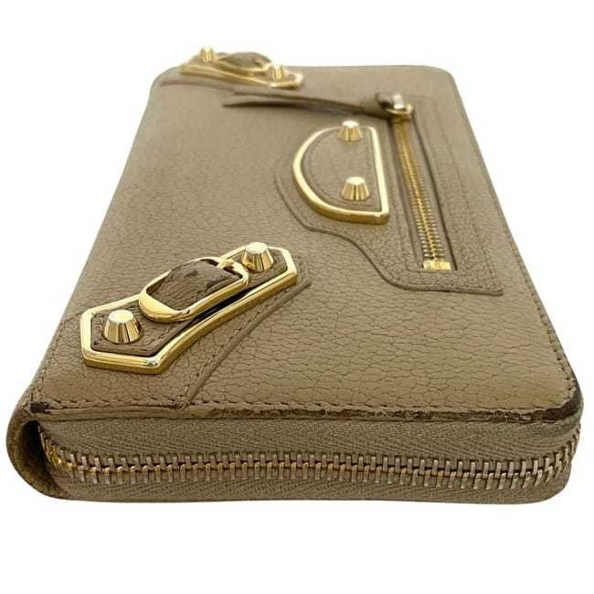 Balenciaga Balenciaga Round Long Wallet f-24475 Beige Classic 390187 AQ40G 9637 Leather A 568148 BALENCIAGA for Men and Women Size ONE SIZE - 9 Thumbnail