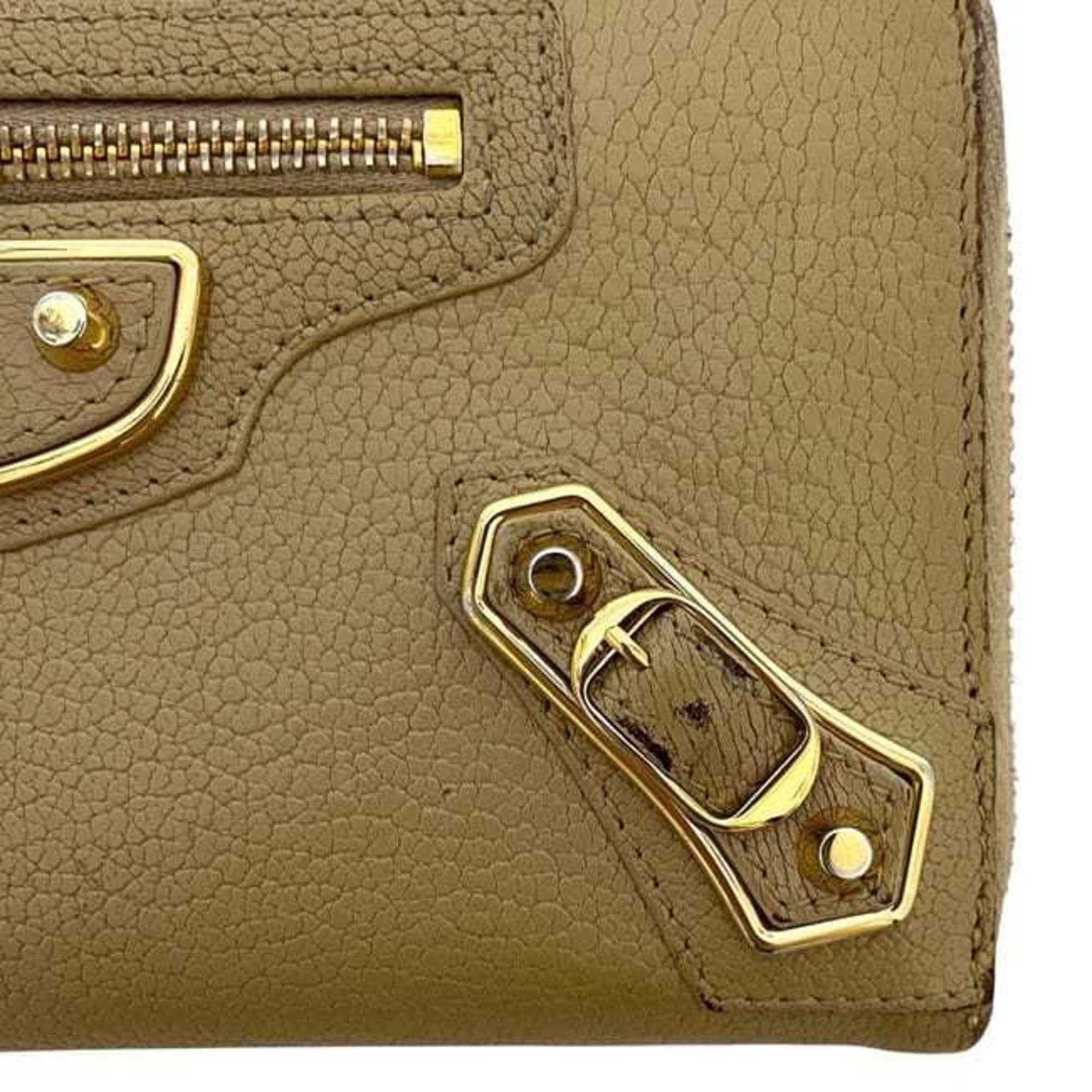 Balenciaga Balenciaga Round Long Wallet f-24475 Beige Classic 390187 AQ40G 9637 Leather A 568148 BALENCIAGA for Men and Women Size ONE SIZE - 11 Thumbnail