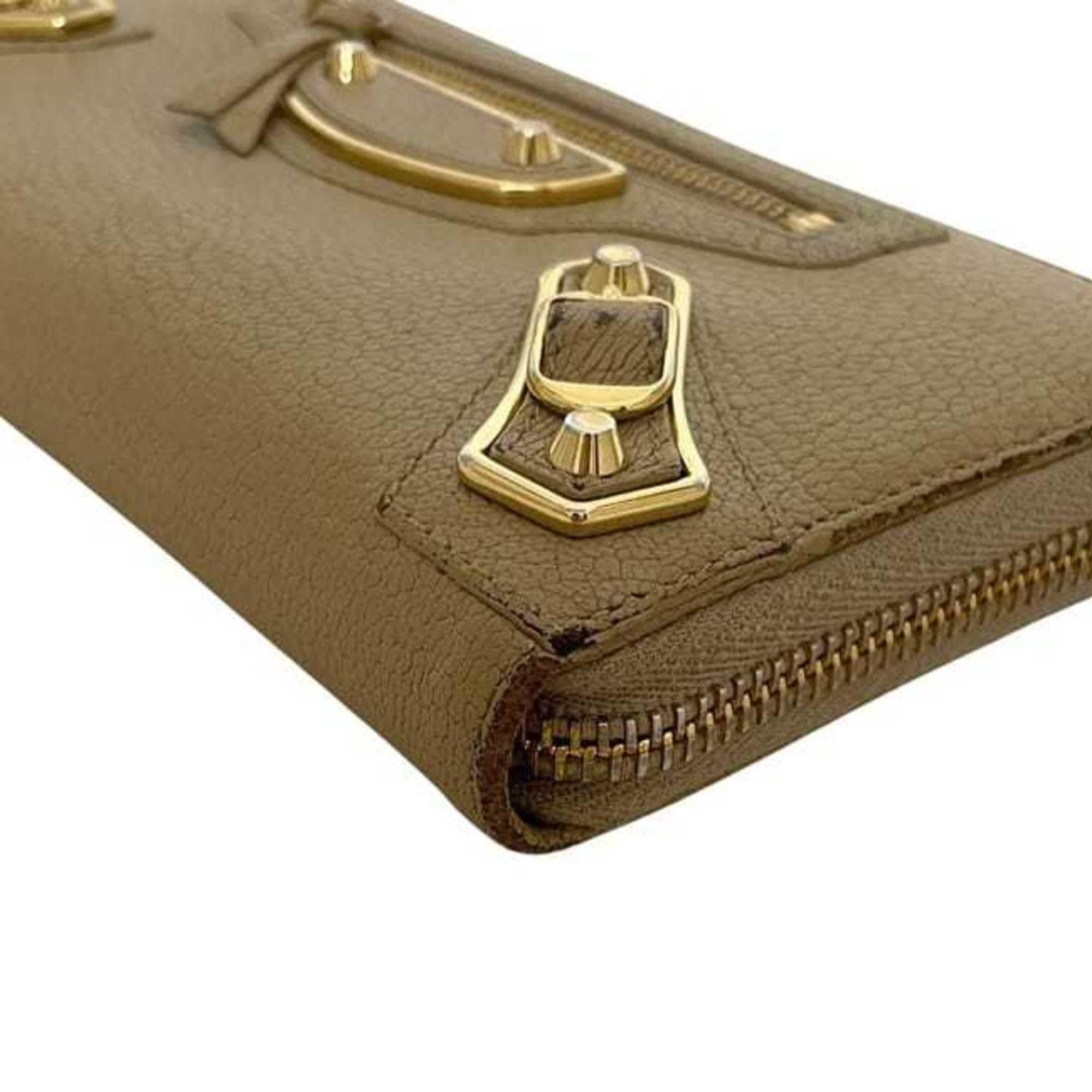 Balenciaga Balenciaga Round Long Wallet f-24475 Beige Classic 390187 AQ40G 9637 Leather A 568148 BALENCIAGA for Men and Women Size ONE SIZE - 8 Thumbnail