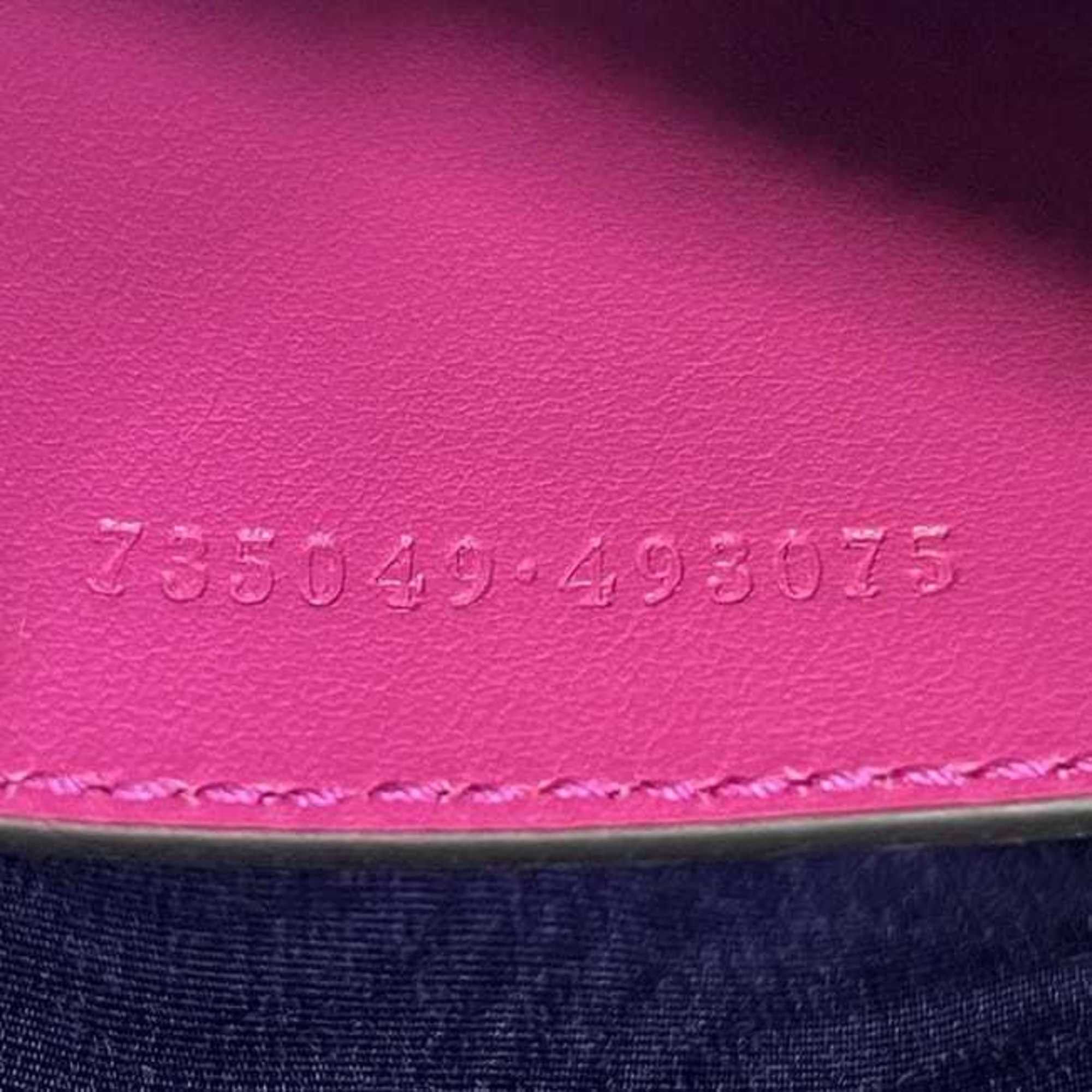 Gucci Gucci 2-way bag f-24567 Pink GG Matelasse 735049 Nylon Leather Canvas 493075 GUCCI Shoulder Crossbody Pouch Chain Women's Size ONE SIZE - 6 Thumbnail