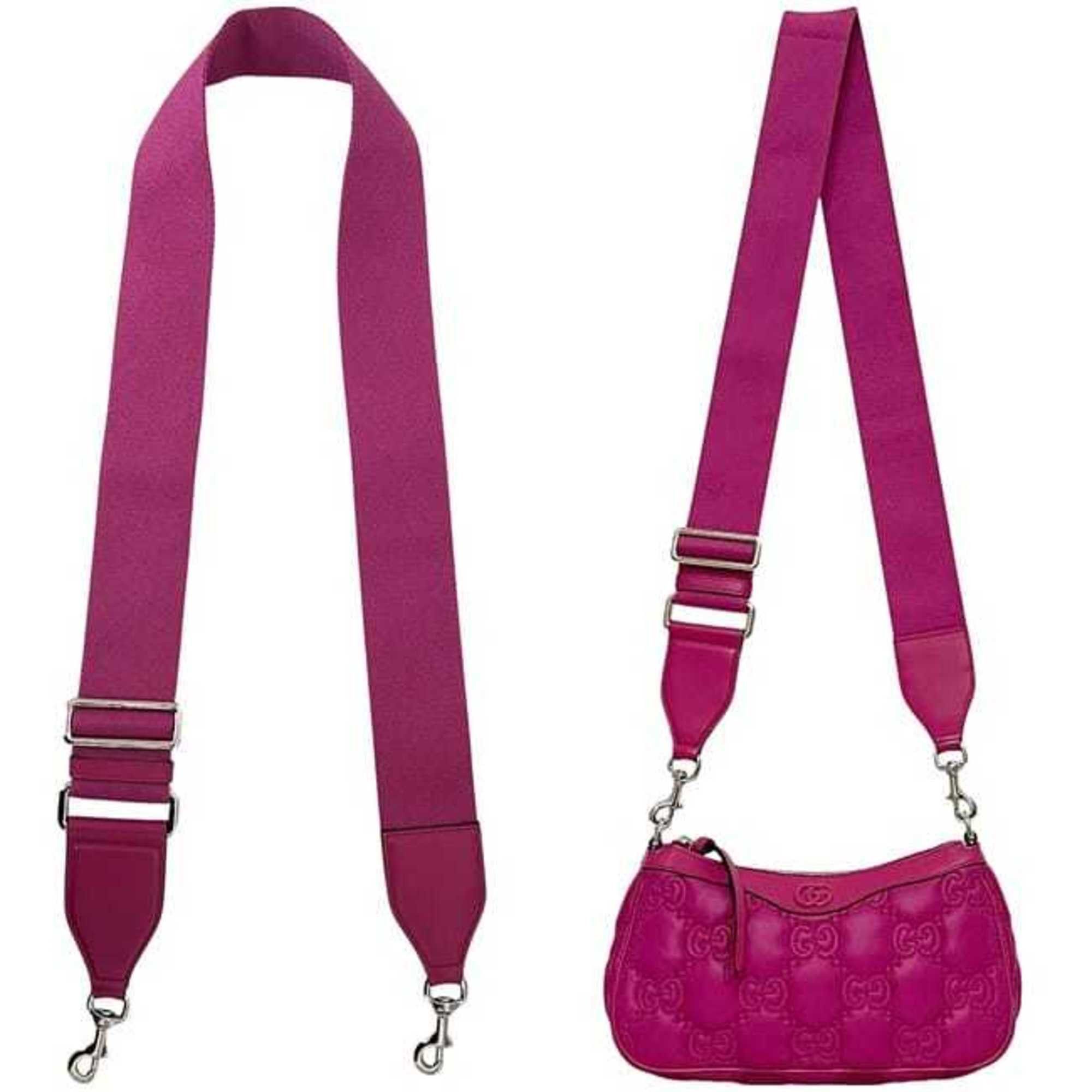 Gucci Gucci 2-way bag f-24567 Pink GG Matelasse 735049 Nylon Leather Canvas 493075 GUCCI Shoulder Crossbody Pouch Chain Women's Size ONE SIZE - 3 Thumbnail