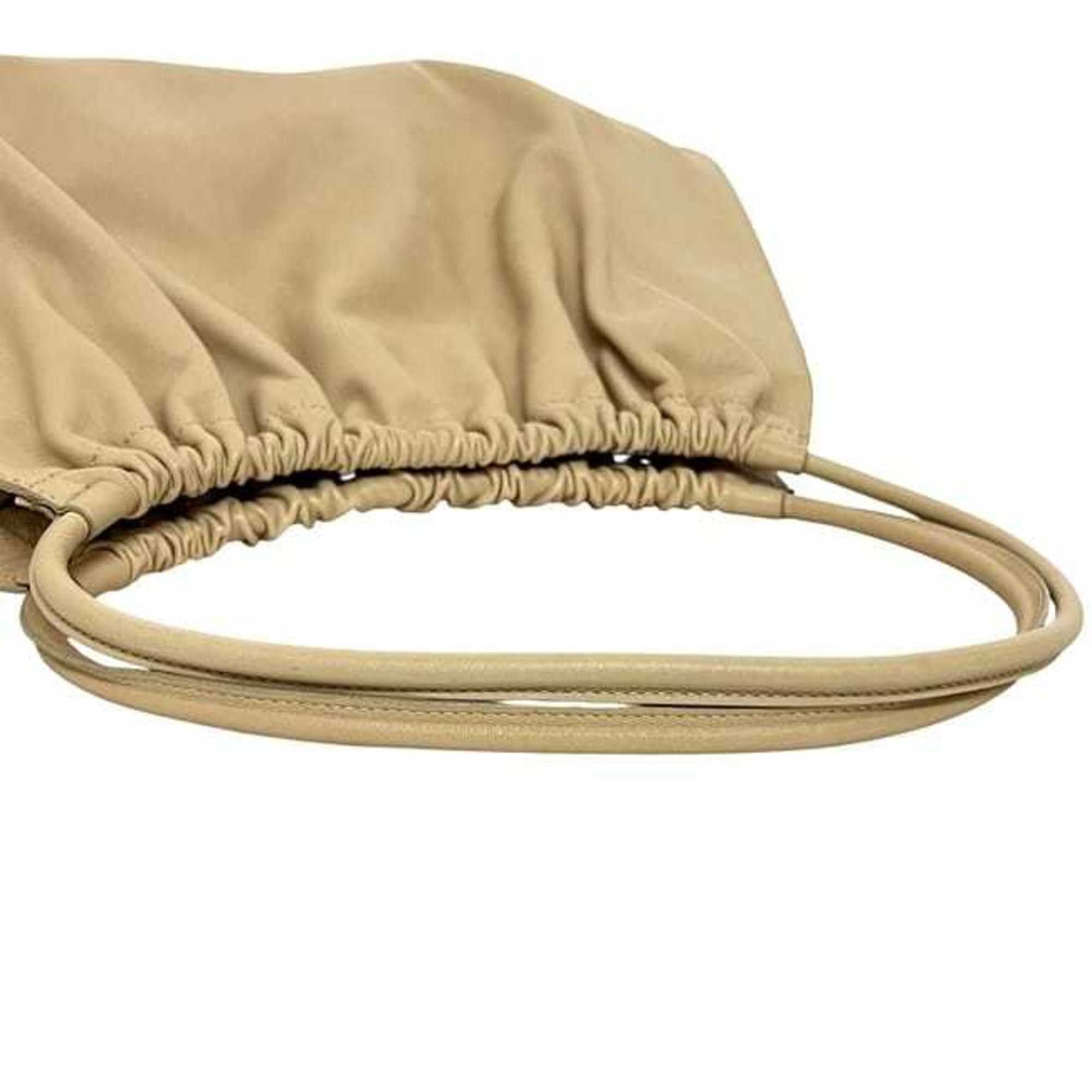 Gucci Gucci tote bag ec-24528 beige 100-015 8003754970 leather 001 4332 00 2404 GUCCI gathered cream women's Size ONE SIZE - 10 Thumbnail