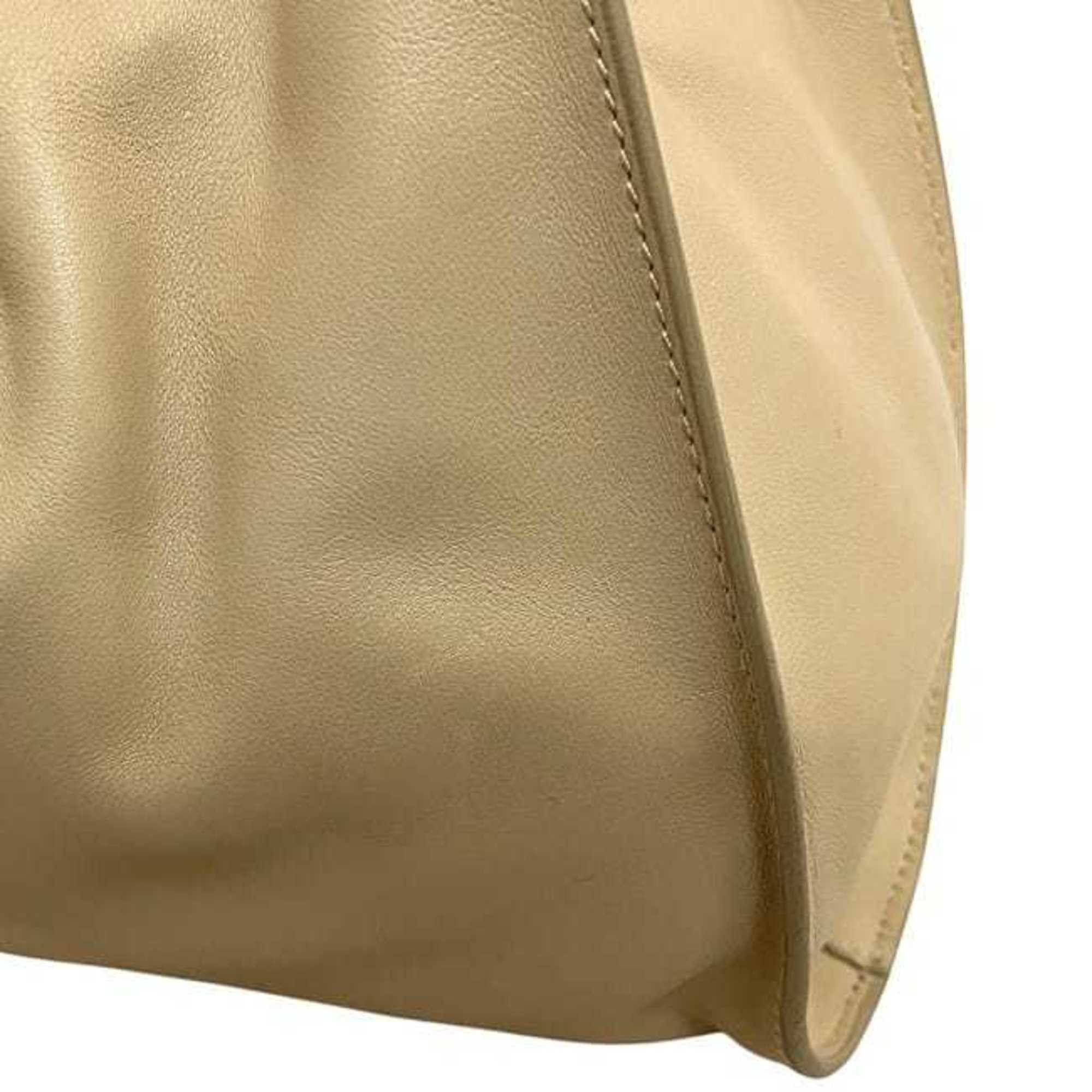Gucci Gucci tote bag ec-24528 beige 100-015 8003754970 leather 001 4332 00 2404 GUCCI gathered cream women's Size ONE SIZE - 9 Thumbnail