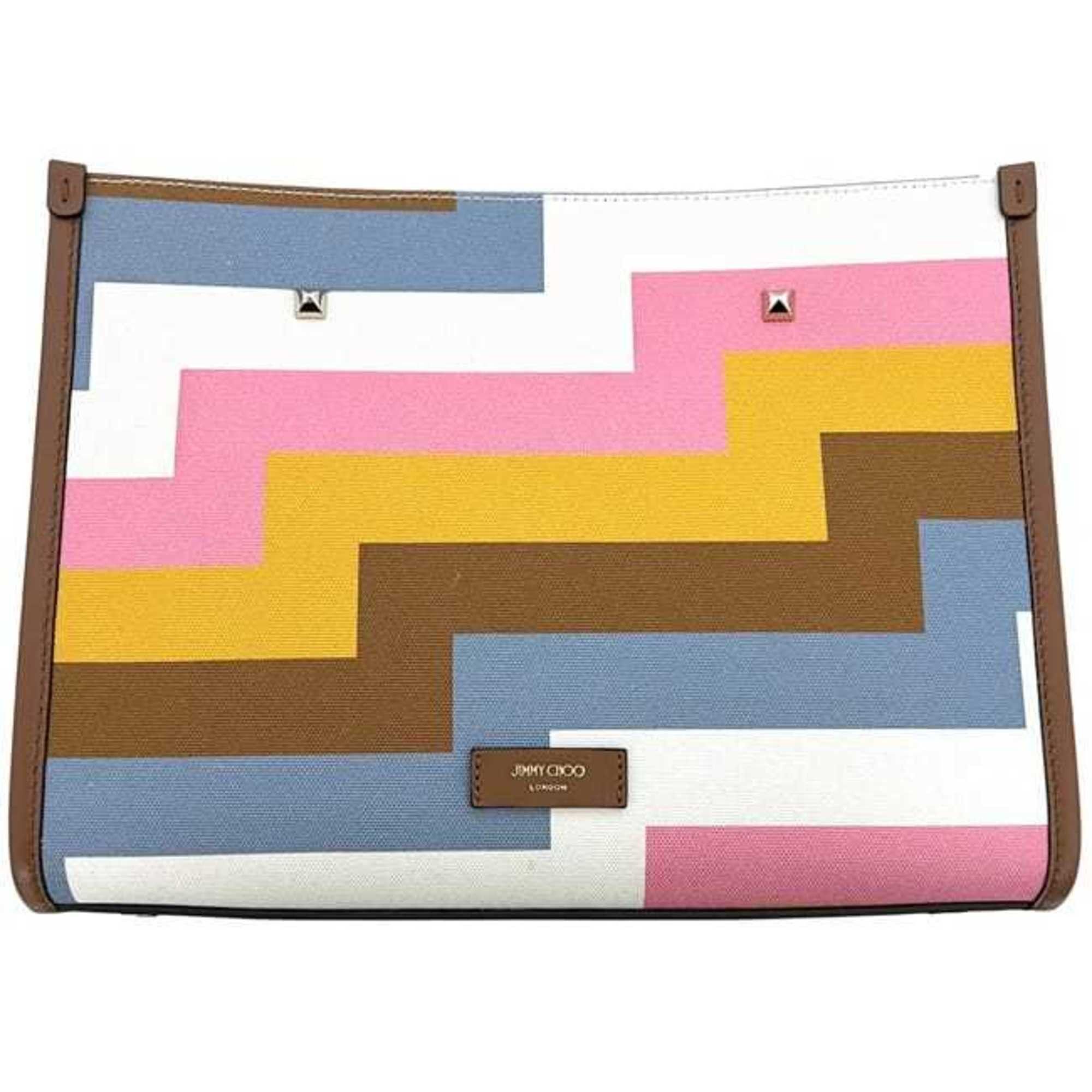 Jimmy Choo Jimmy Choo Small Avenue 2-way bag f-24586 Multicolor Brown 32 AVENUE S TOTE Canvas Leather D0T0D2 JIMMY CHOO Bag Crossbody Tote Freestanding Size ONE SIZE - 8 Thumbnail