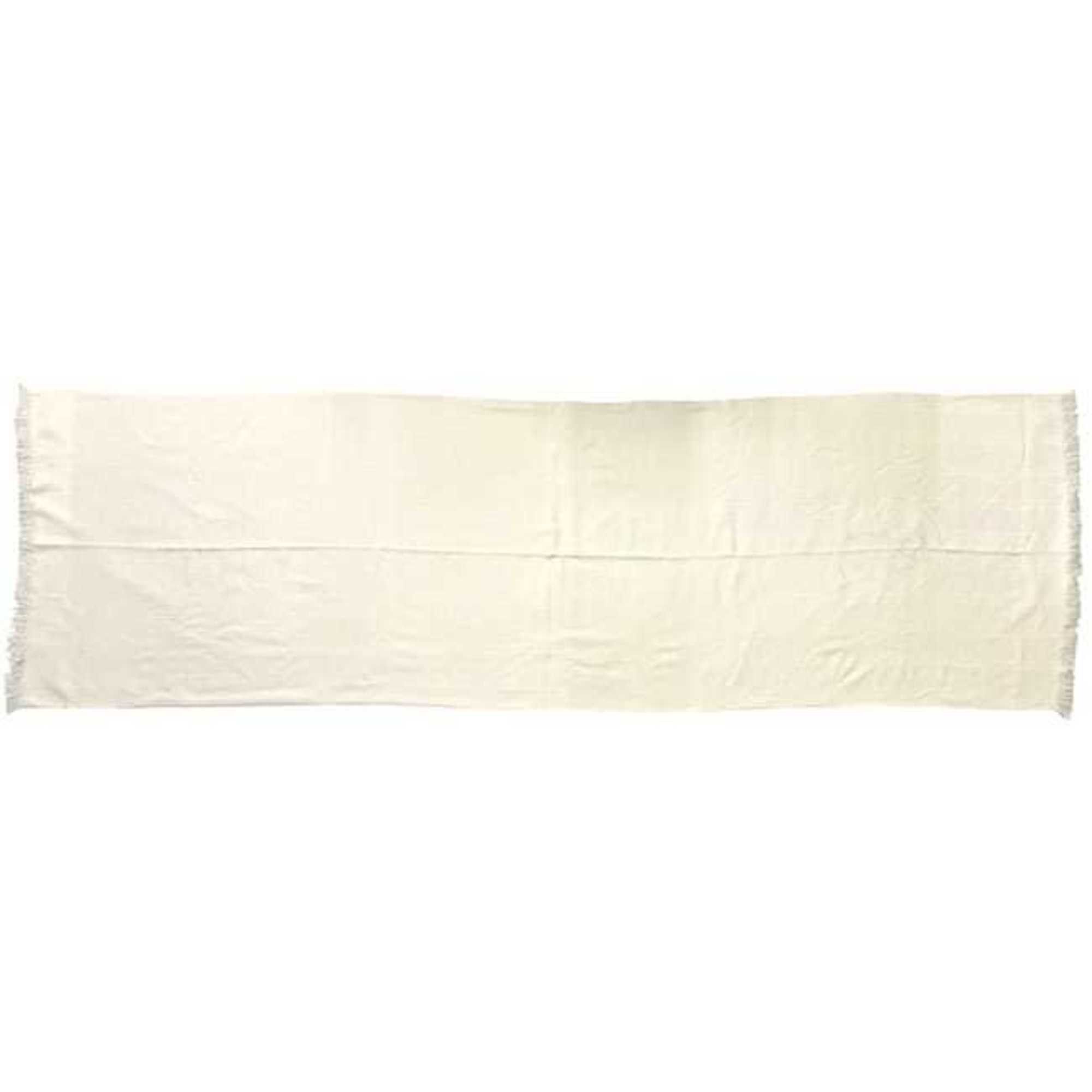Hermes Hermes Hermès Stole ec-24555 White/Beige Libris Cashmere 65% Silk 35% White Women's Men's Knee Scarf Size ONE SIZE - 3 Thumbnail