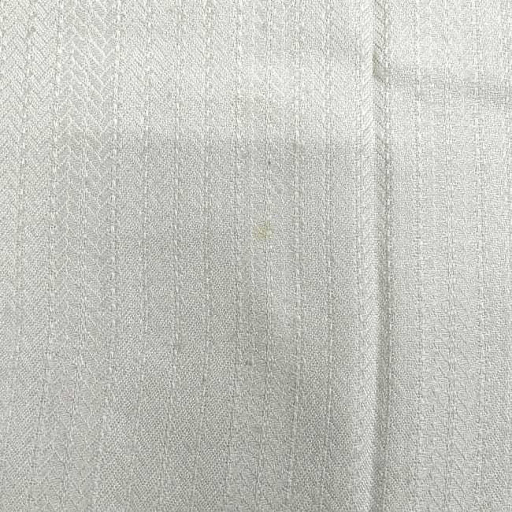 Hermes Hermes Hermès Stole ec-24555 White/Beige Libris Cashmere 65% Silk 35% White Women's Men's Knee Scarf Size ONE SIZE - 10 Thumbnail