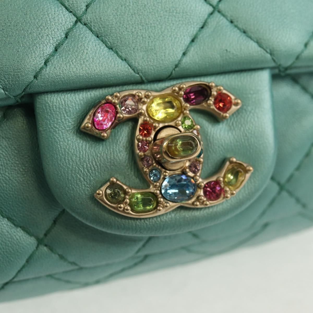 Chanel Chanel Precious Jewel Flap Bag Quilted Lambskin Size ONE SIZE - 20 Thumbnail