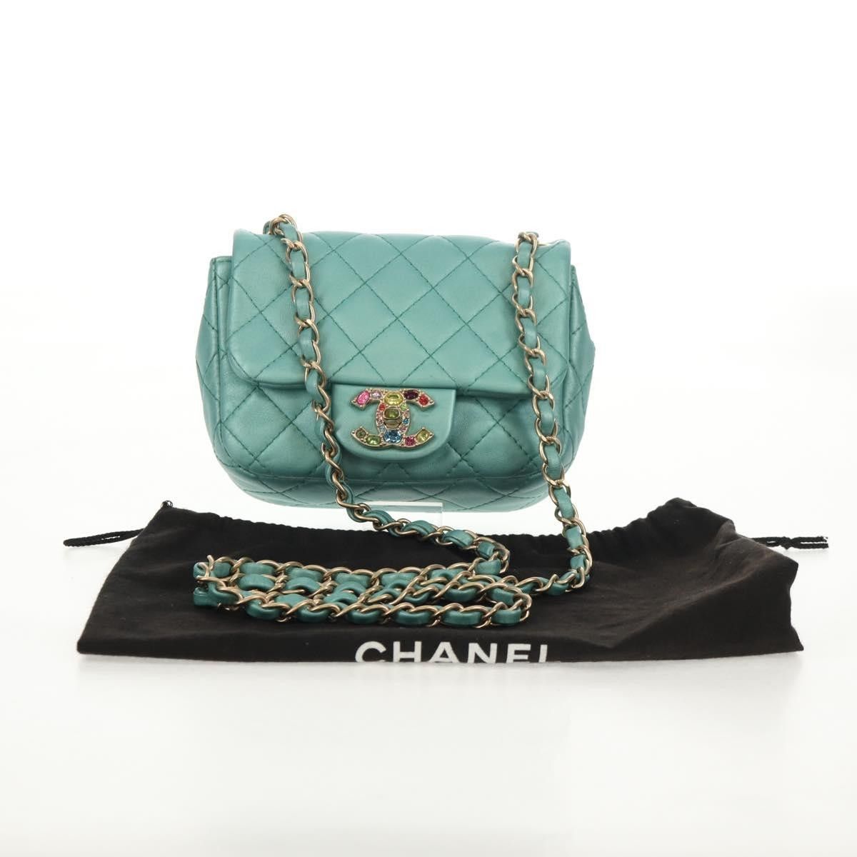 Chanel Chanel Precious Jewel Flap Bag Quilted Lambskin Size ONE SIZE - 14 Thumbnail