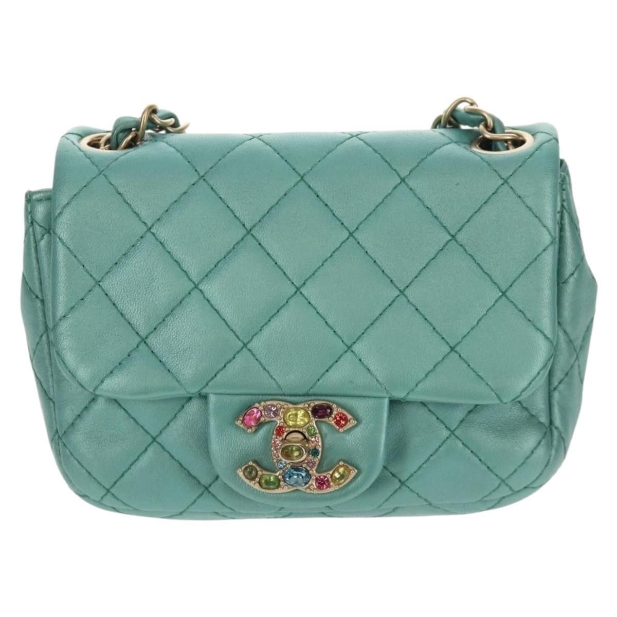 Chanel Chanel Precious Jewel Flap Bag Quilted Lambskin Size ONE SIZE - 18 Thumbnail