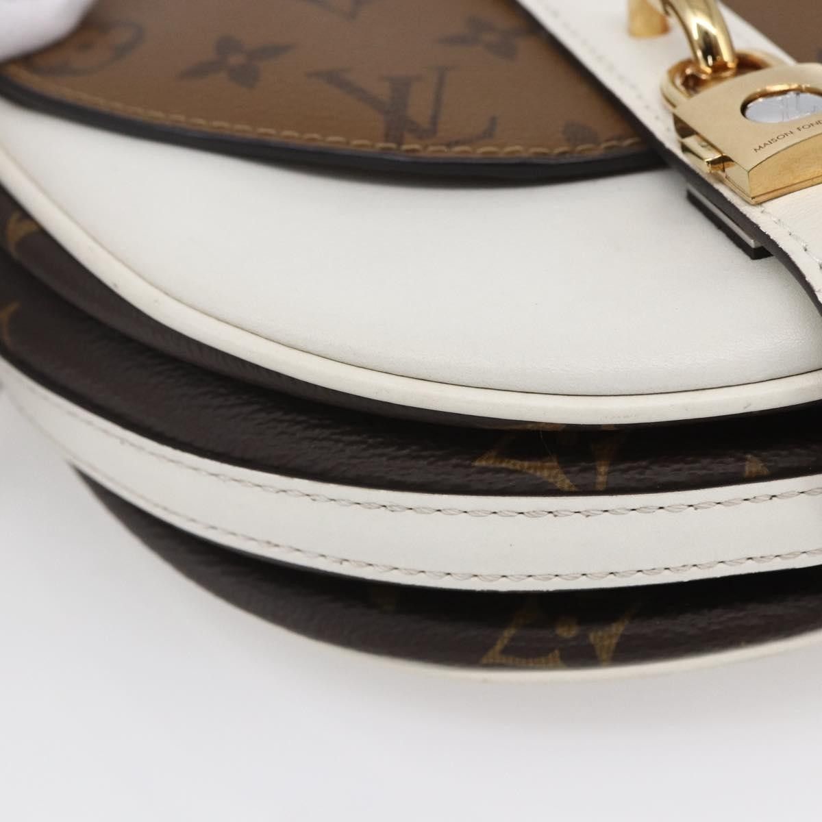 Louis Vuitton Louis Vuitton Chantilly Lock Handbag Reverse Monogram Canvas and Leather Size ONE SIZE - 9 Thumbnail