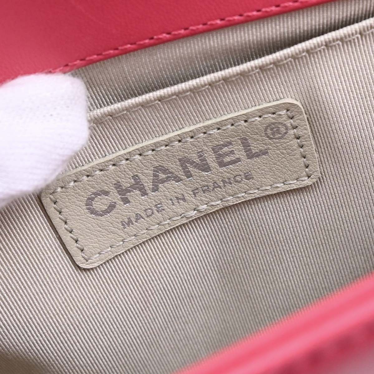 Chanel Chanel Square Boy Flap Bag Quilted Lambskin Size ONE SIZE - 4 Thumbnail