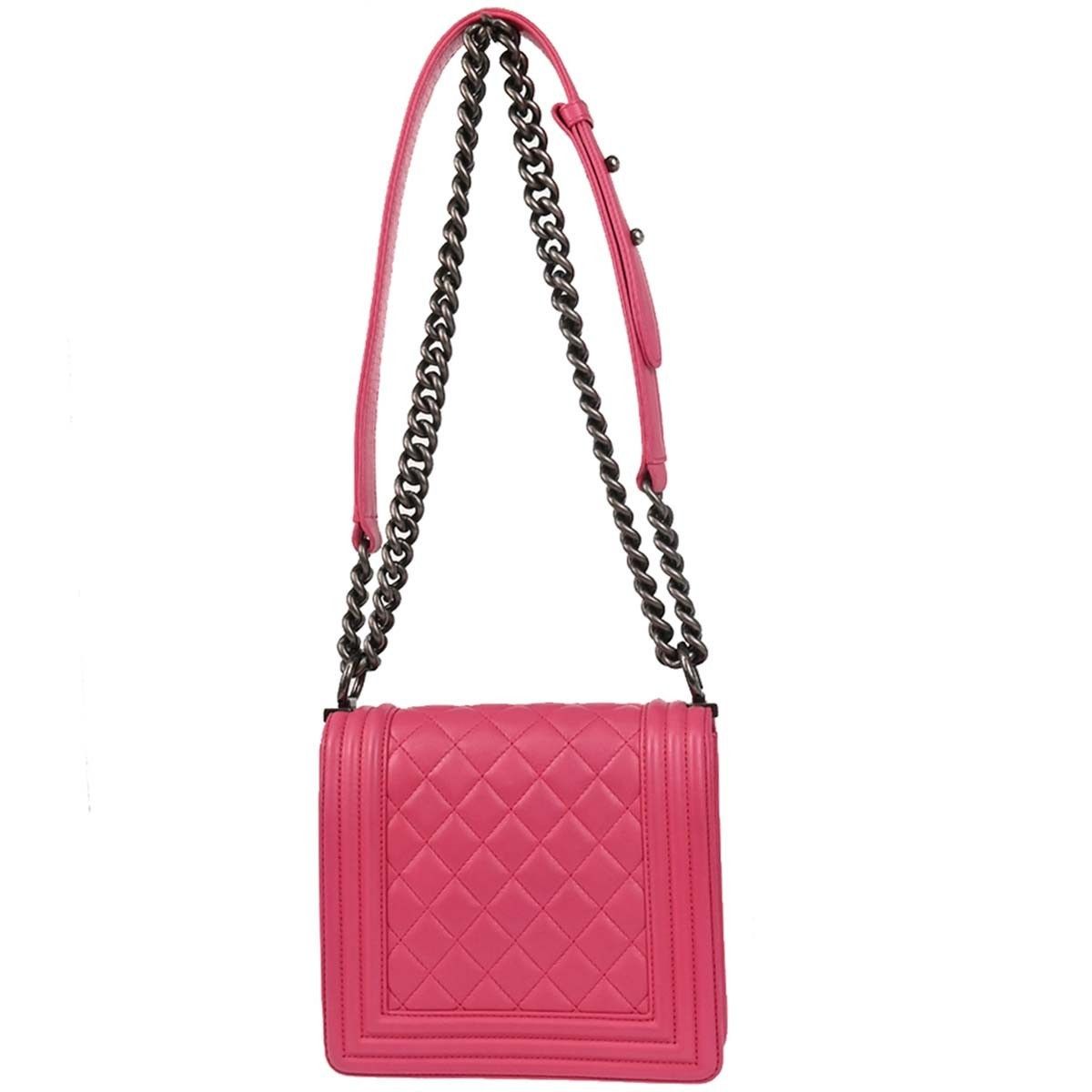 Chanel Chanel Square Boy Flap Bag Quilted Lambskin Size ONE SIZE - 2 Thumbnail